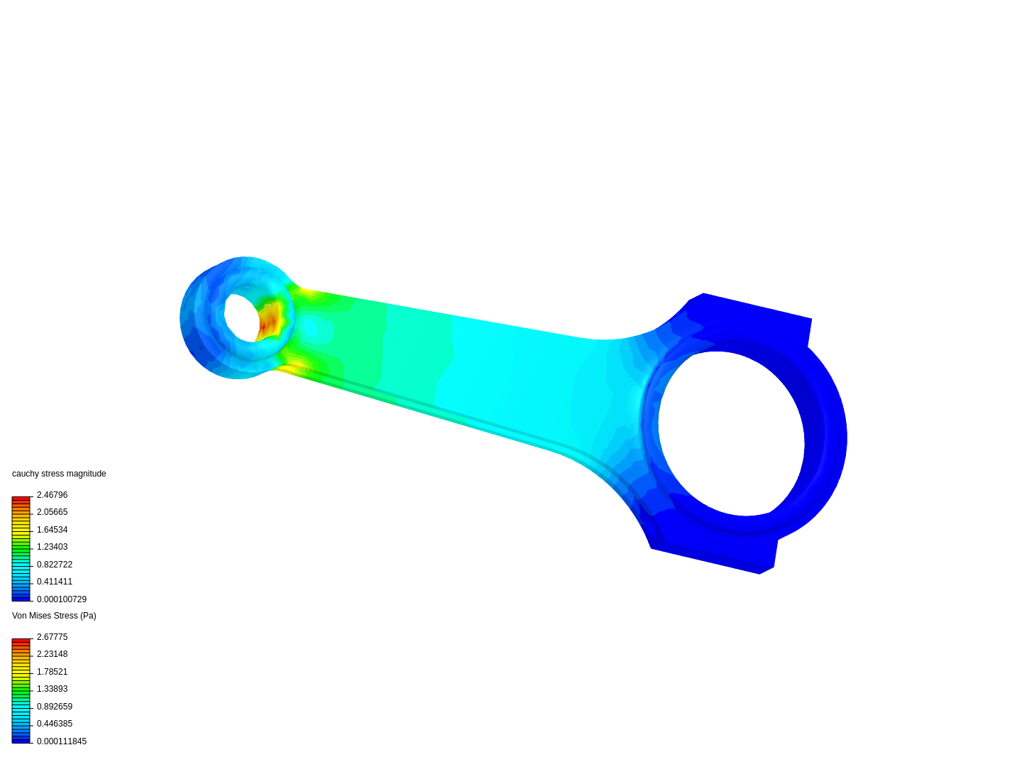 Tutorial 1: Connecting rod stress analysis image