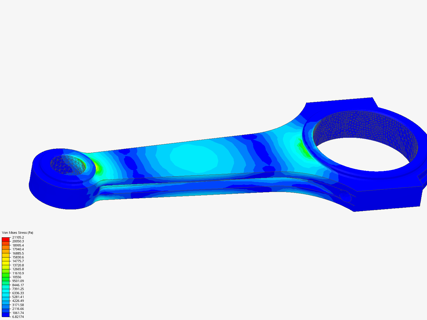 Tutorial 1: Connecting rod stress analysis image