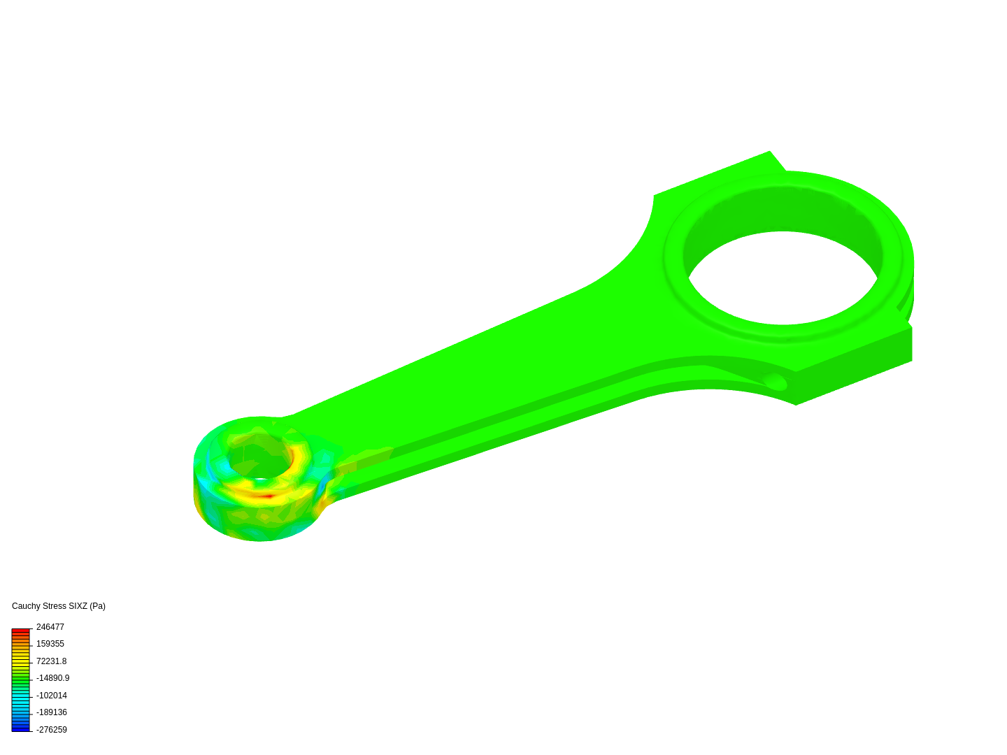 Tutorial 1: Connecting rod stress analysis image