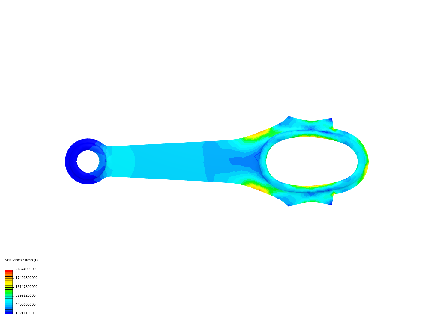 Tutorial 1: Connecting rod stress analysis image