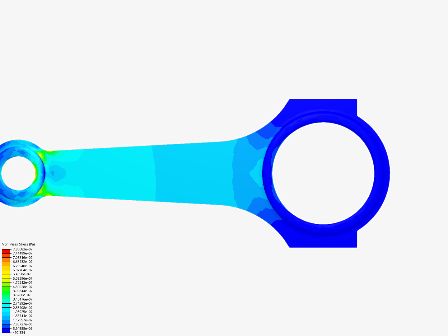 Tutorial 1: Connecting rod stress analysis image