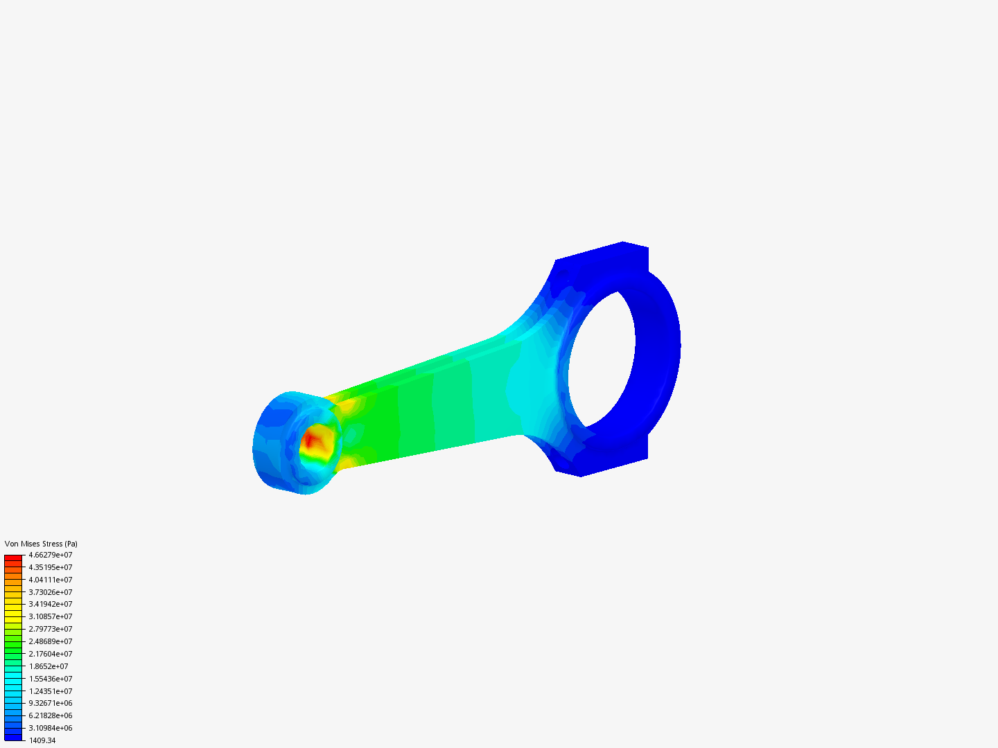 Tutorial 1: Connecting rod stress analysis image