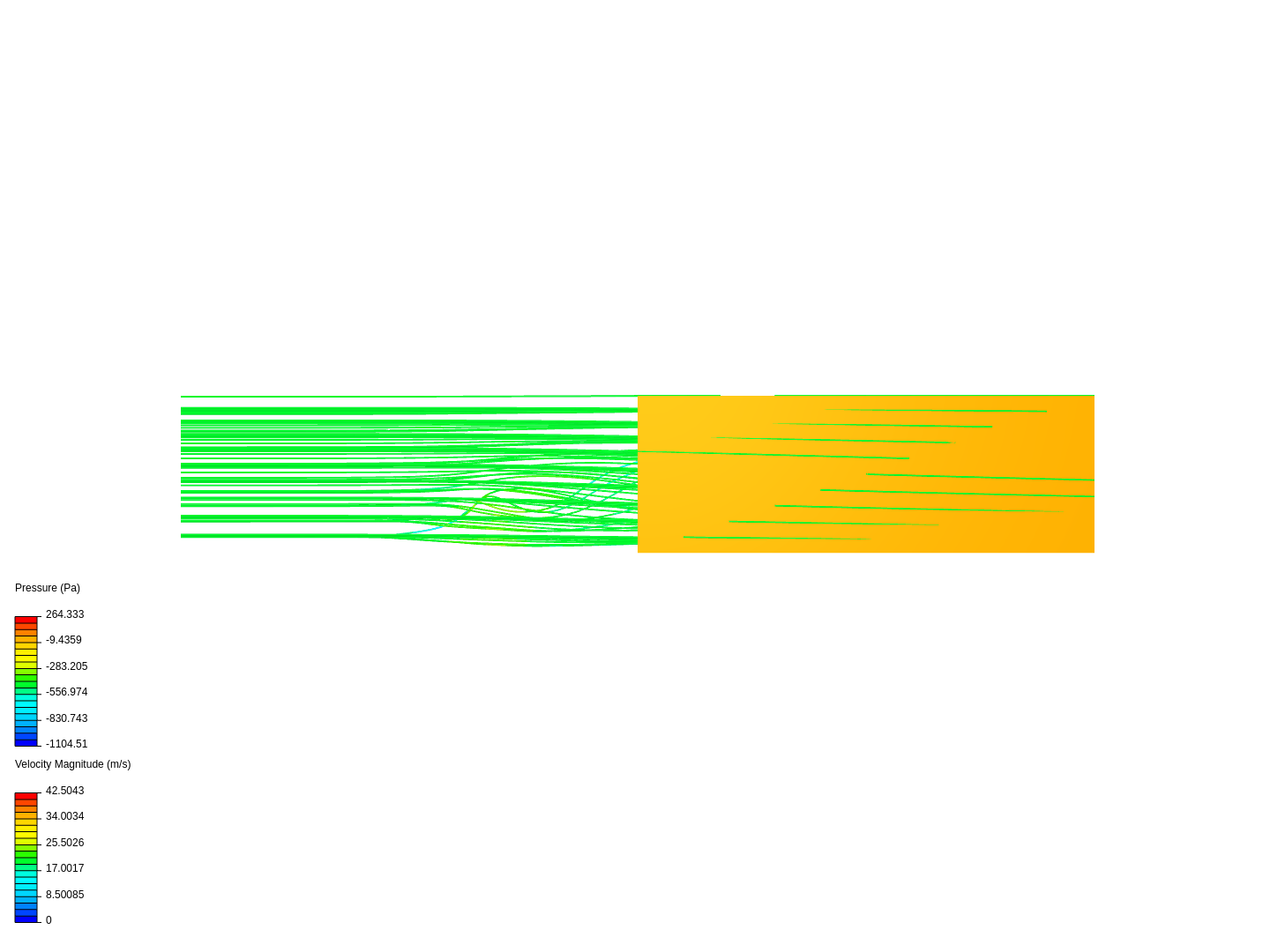 Test 46 Venturi 20 4 deg throat 100 200 elipse nose long 1250 diff 20 30 40 deg E423 wings 25 gap 20 Nov 7 pm image