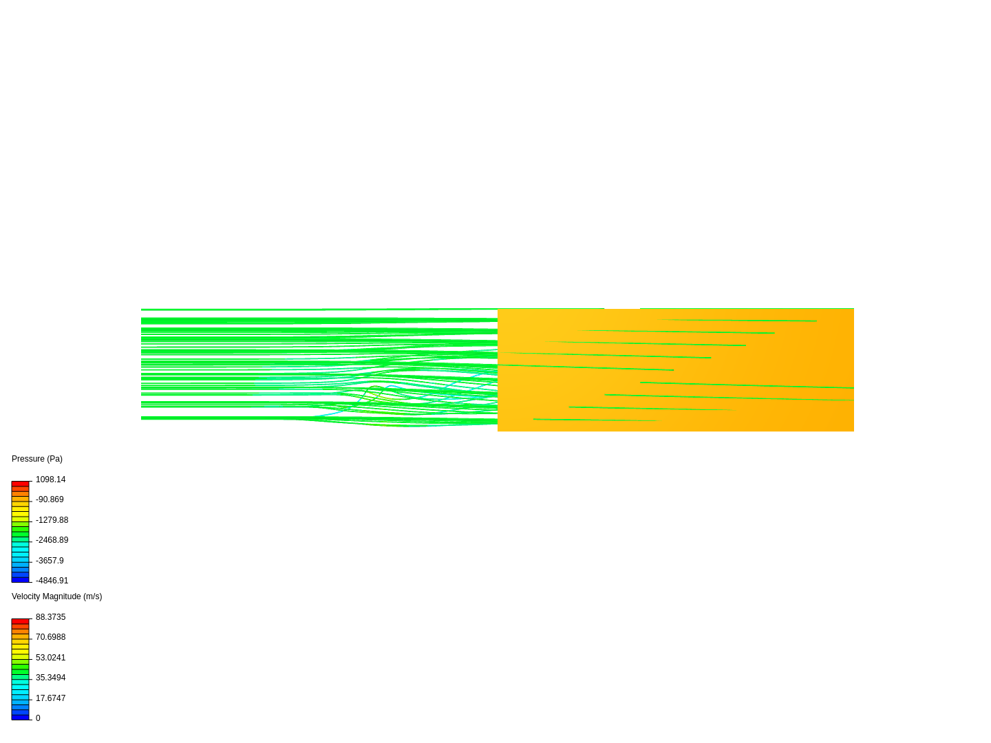 Test 53 Venturi 20 4 deg throat 100 200 ellipse nose long 1250 diff 20 35 55 deg E423 wings 15 gap 26 Nov 2:15  pm image