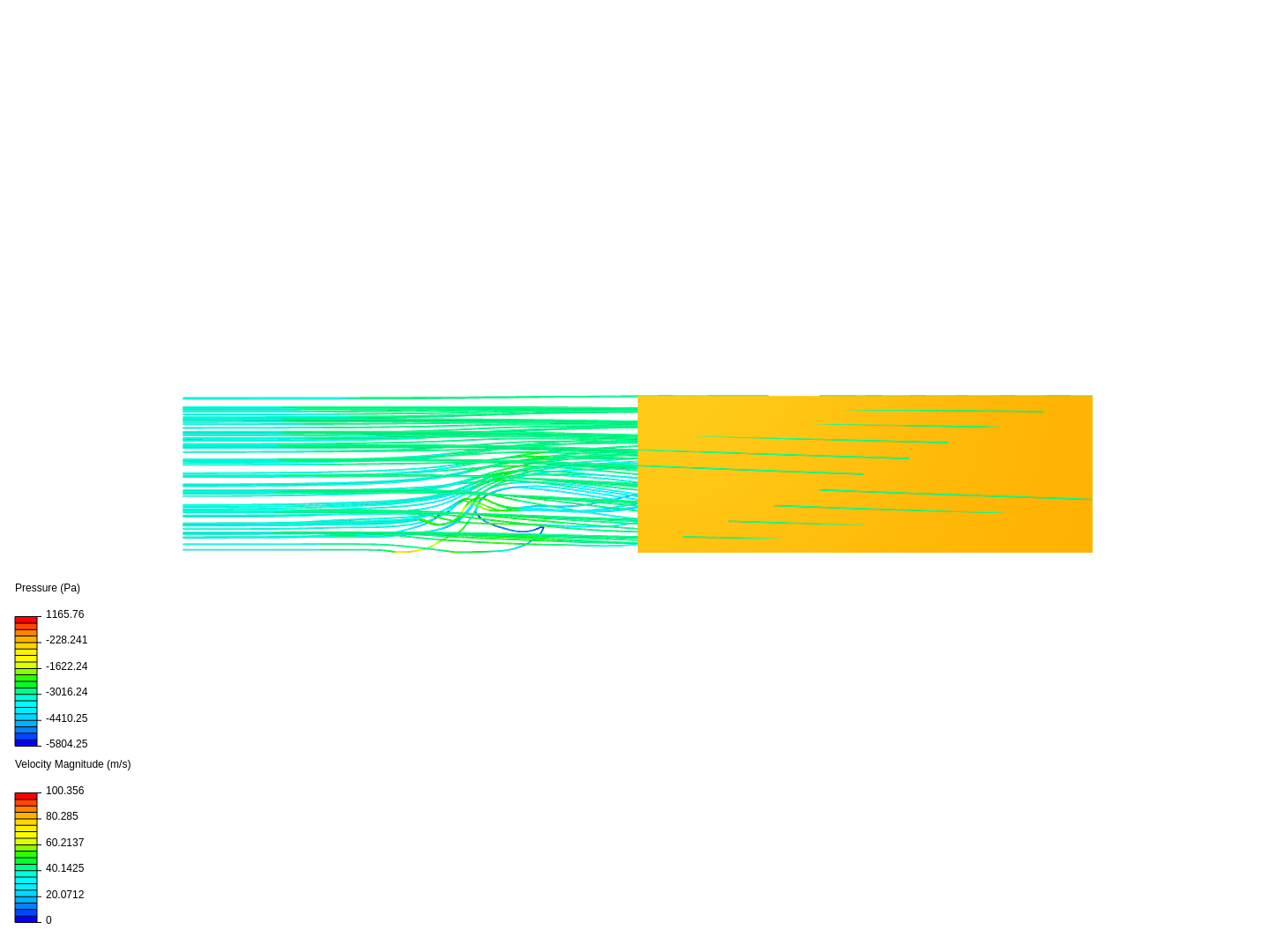 Test 54 Venturi connection to body flap 1 30 deg  flap 2 55 deg 20 gap 27 Nov 4:30 pm image