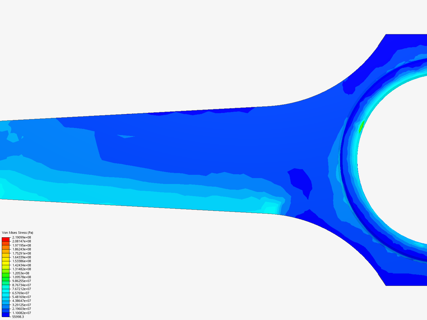 Tutorial 1: Connecting rod stress analysis image