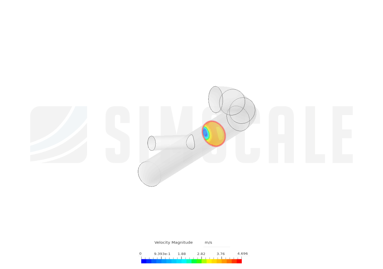 Tutorial 2: Pipe junction flow / -3 m/s image