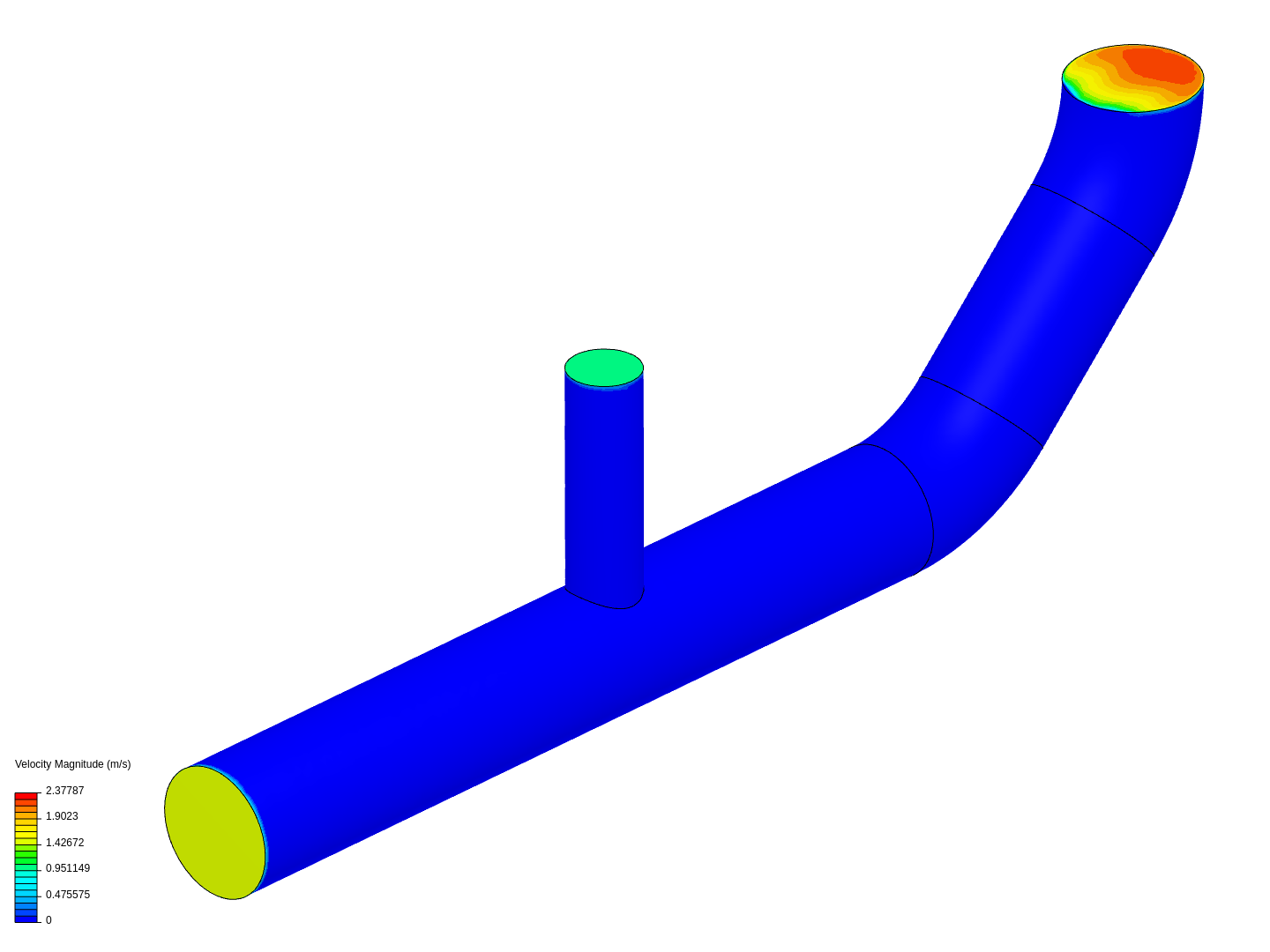 Tutorial: Pipe junction flow image