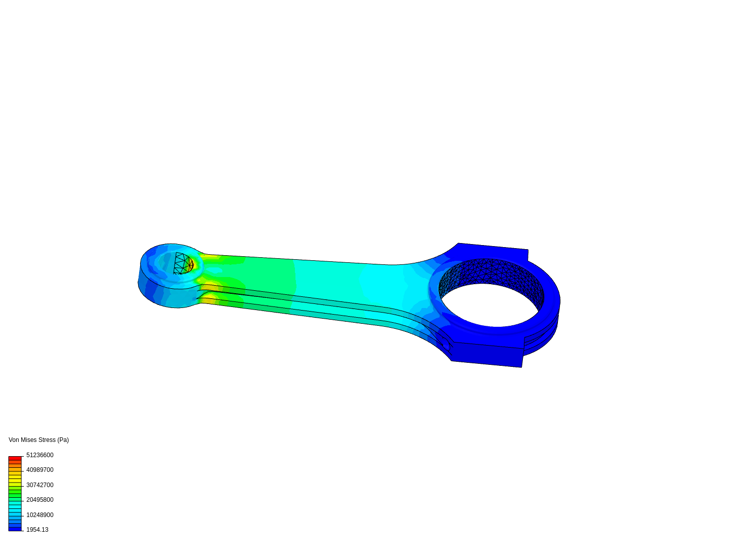 Tutorial 1: Connecting rod stress analysis image