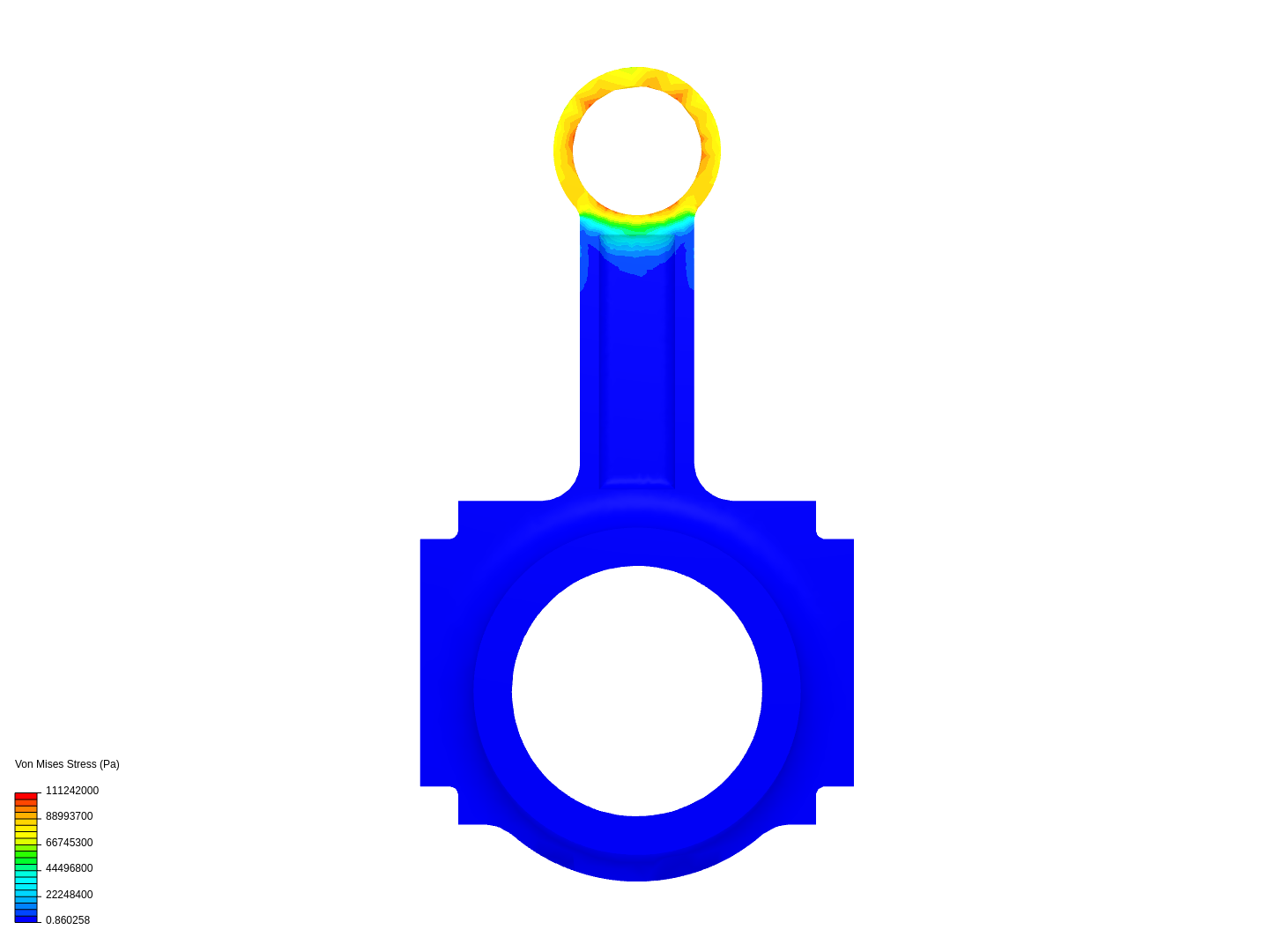 Tutorial 1: Connecting rod stress analysis image