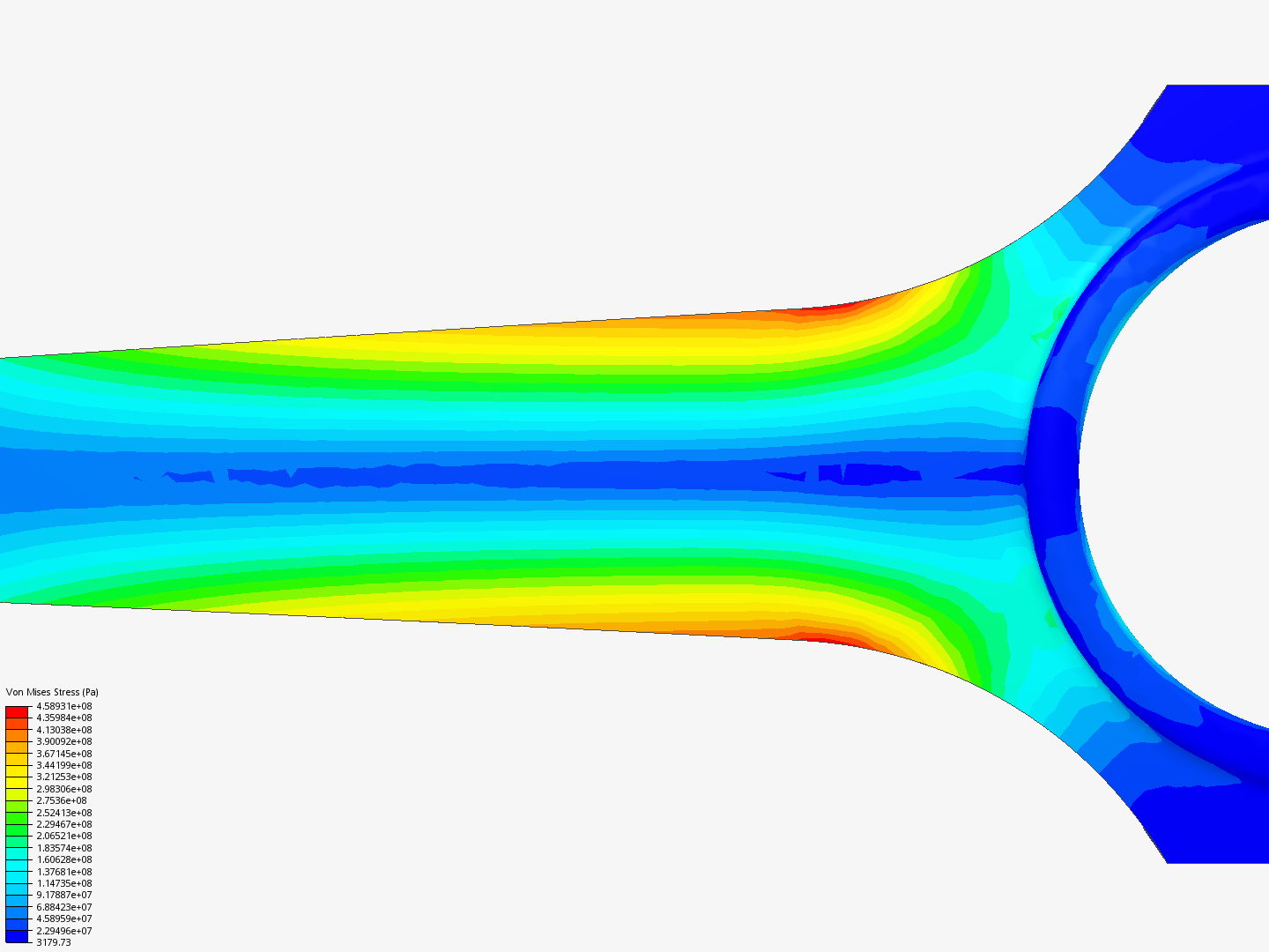 Tutorial 1: Connecting rod stress analysis image