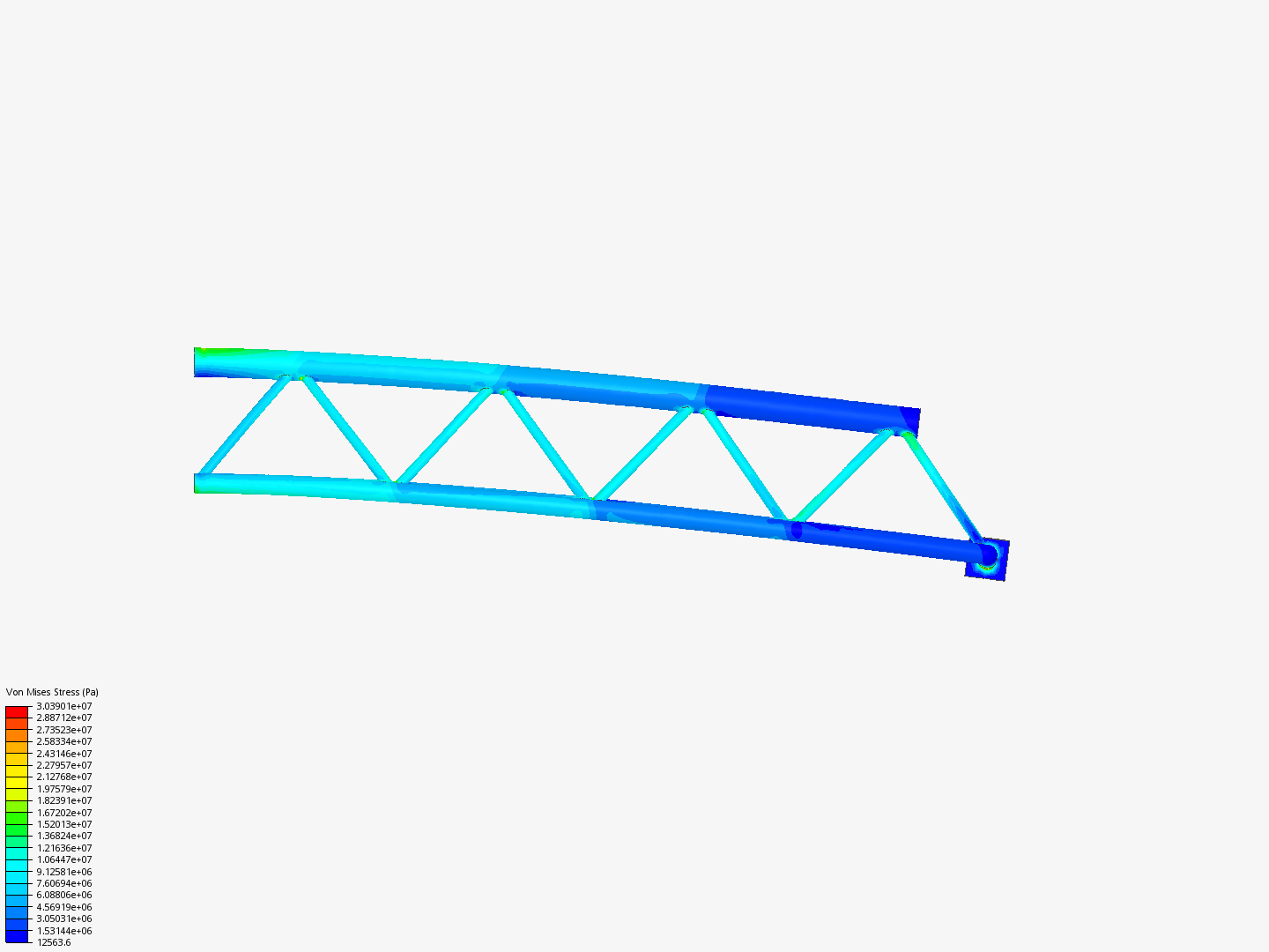 Tutorial - Linear static analysis of a crane image