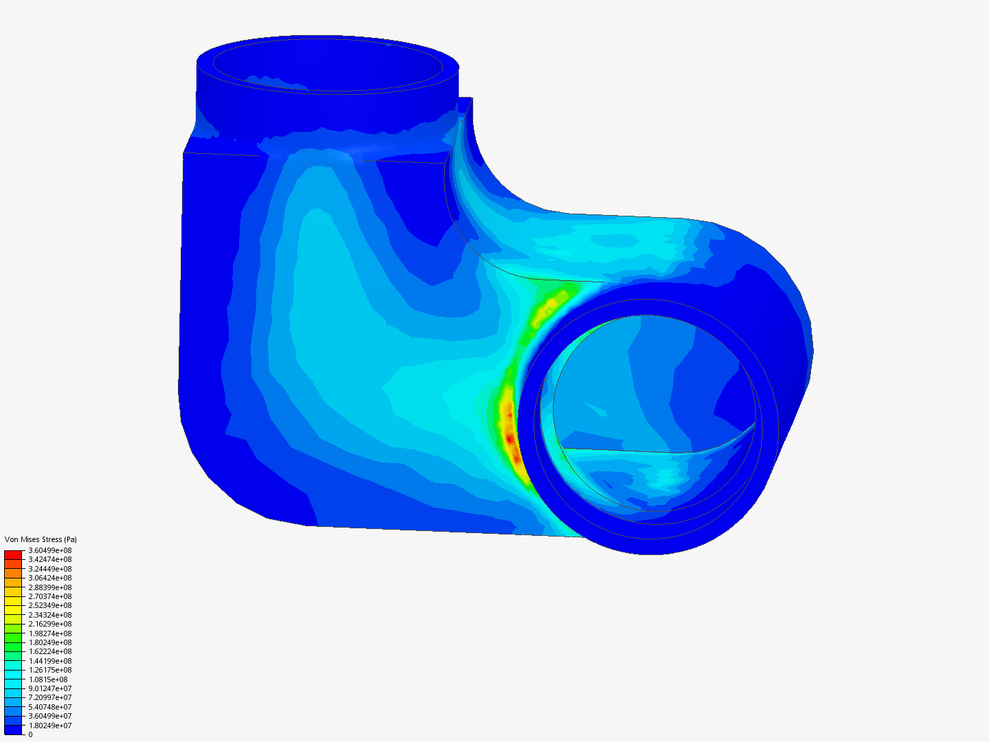 Pressure testing elbow image