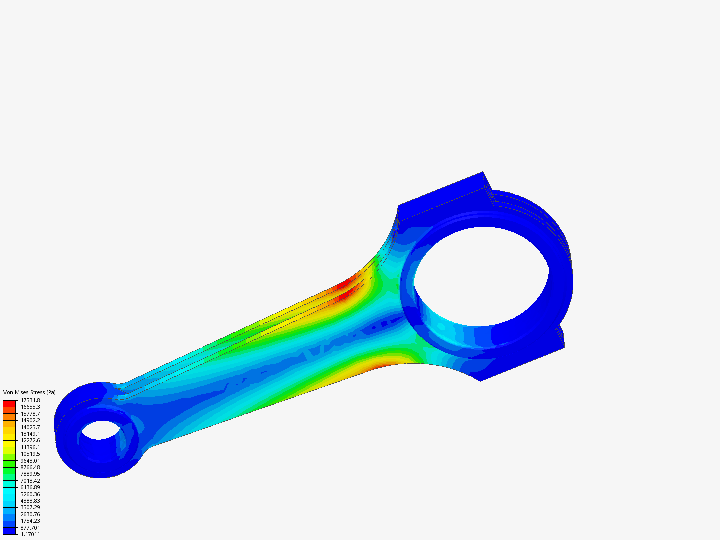 Tutorial 1: Connecting rod stress analysis image