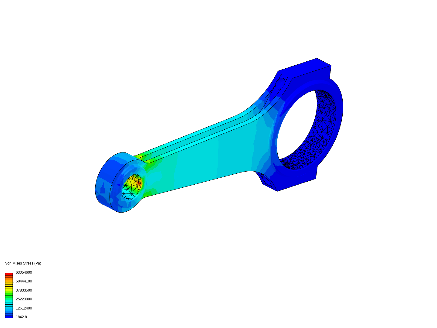 Tutorial 1: Connecting rod stress analysis image