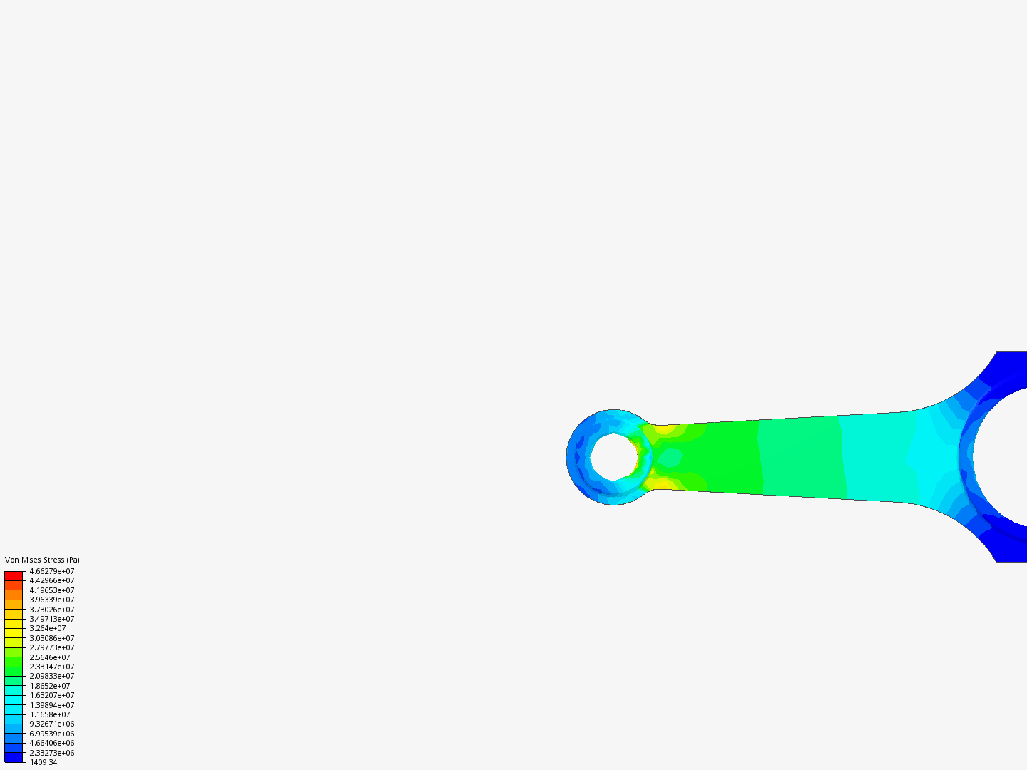 Tutorial 1: Connecting rod stress analysis image