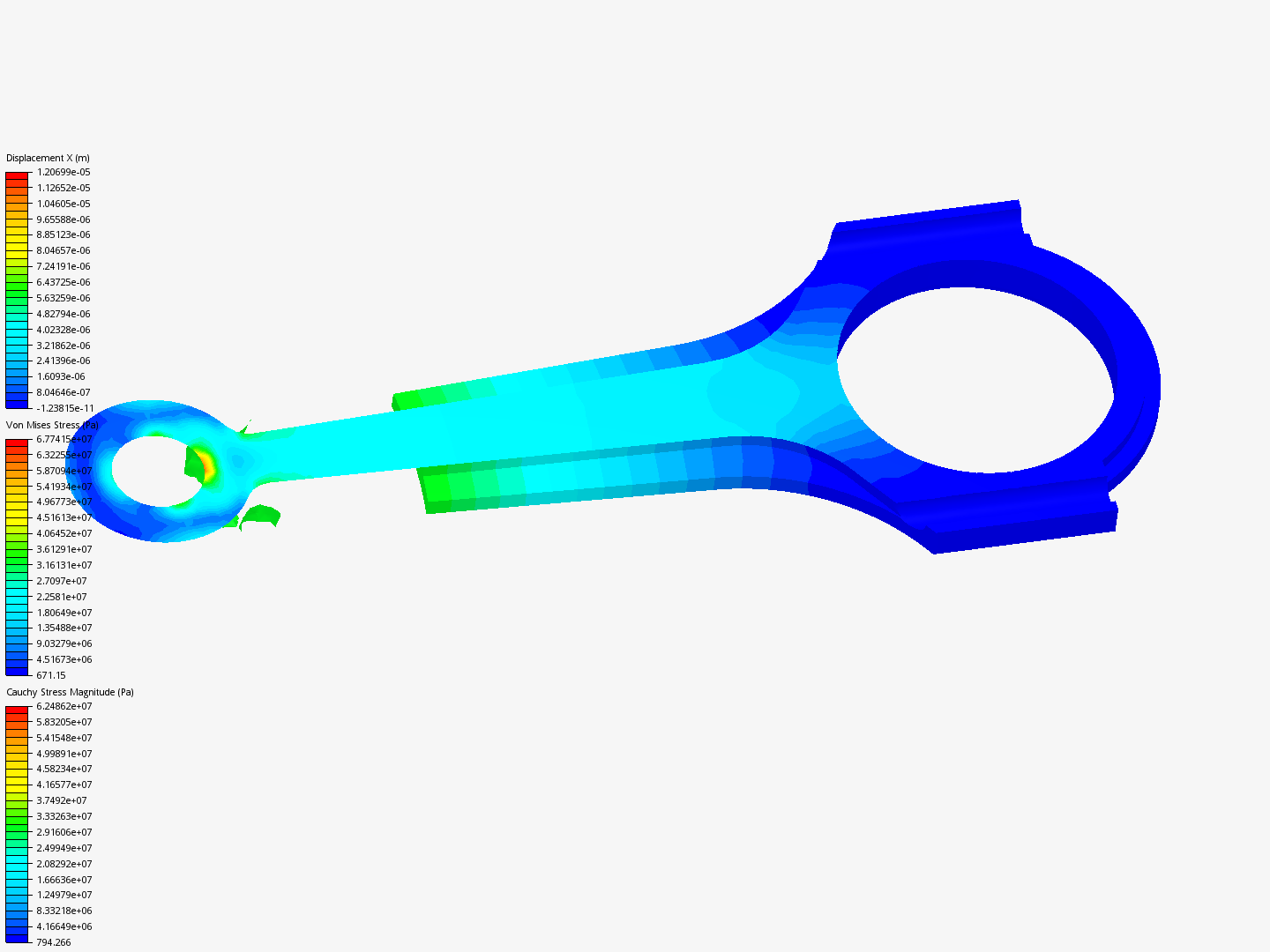 Tutorial 1: Connecting rod stress analysis image