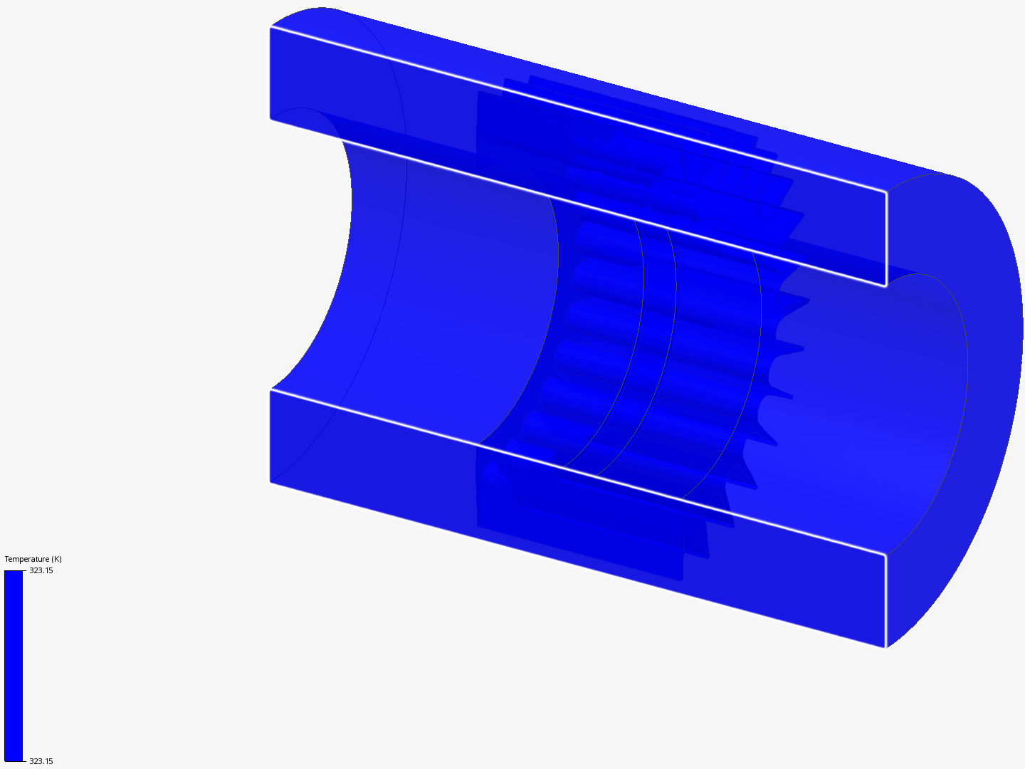 Forced Convection with Contact Resistance image