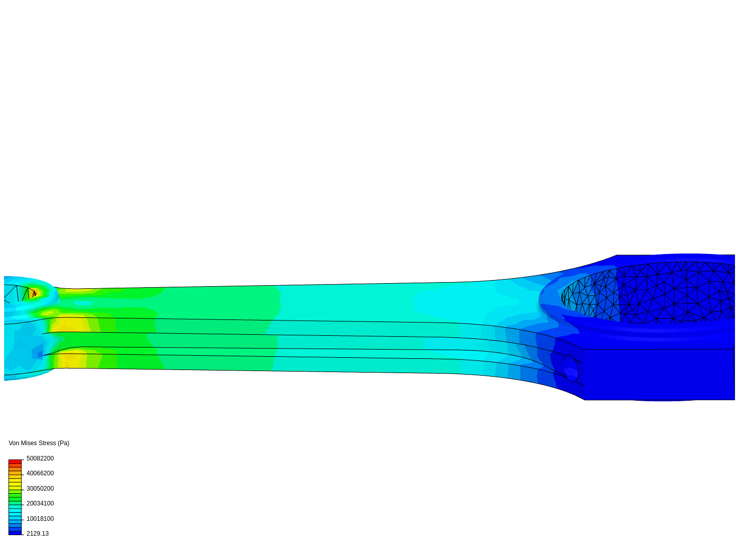 Tutorial 1: Connecting rod stress analysis image