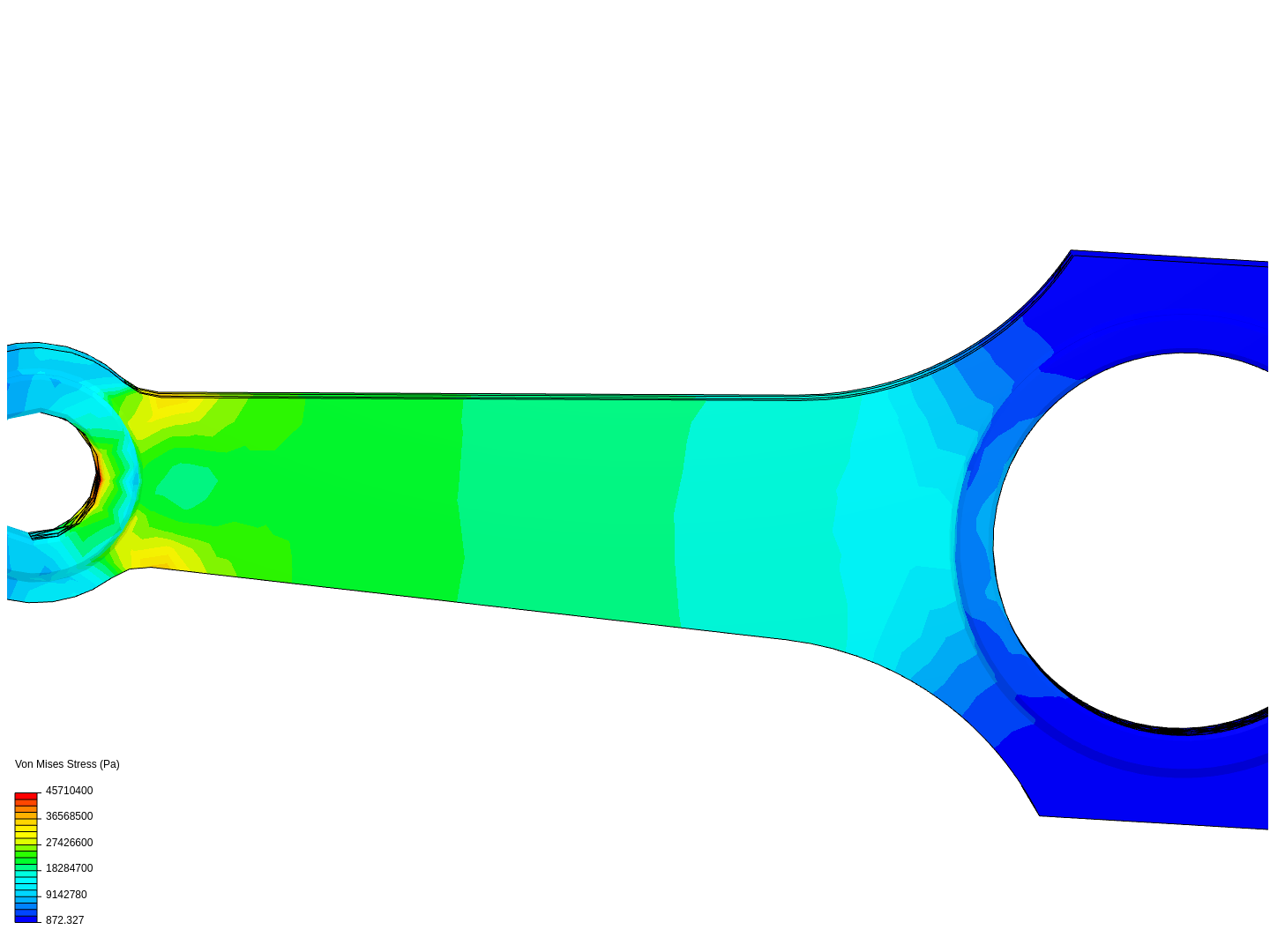 Tutorial 1: Connecting rod stress analysis image