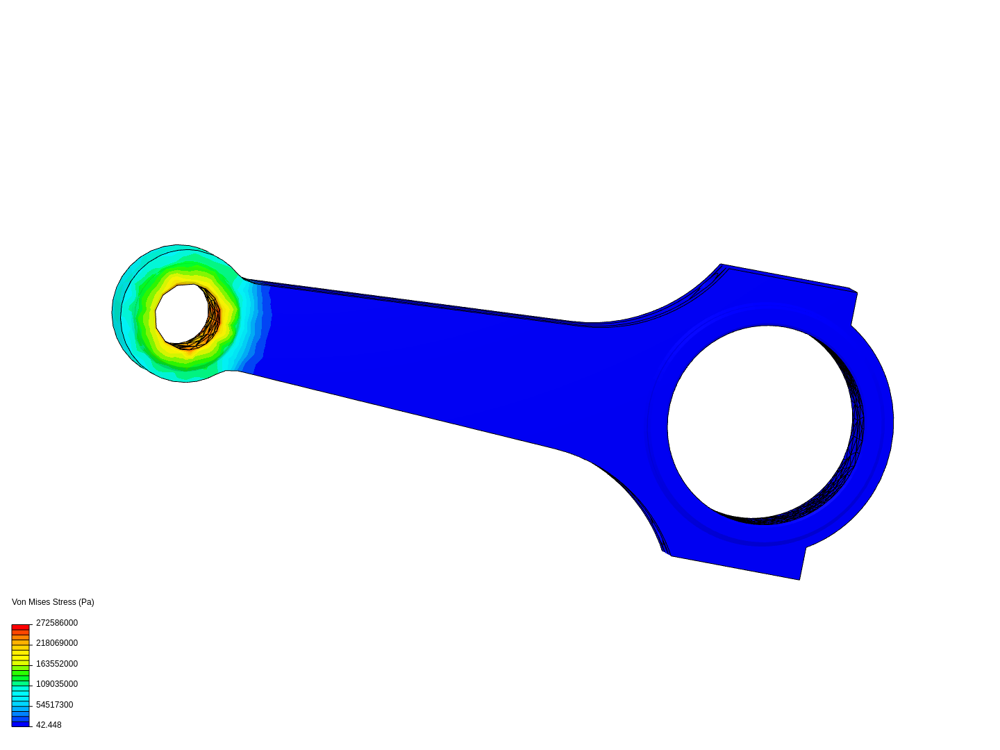 Tutorial 1: Connecting rod stress analysis image