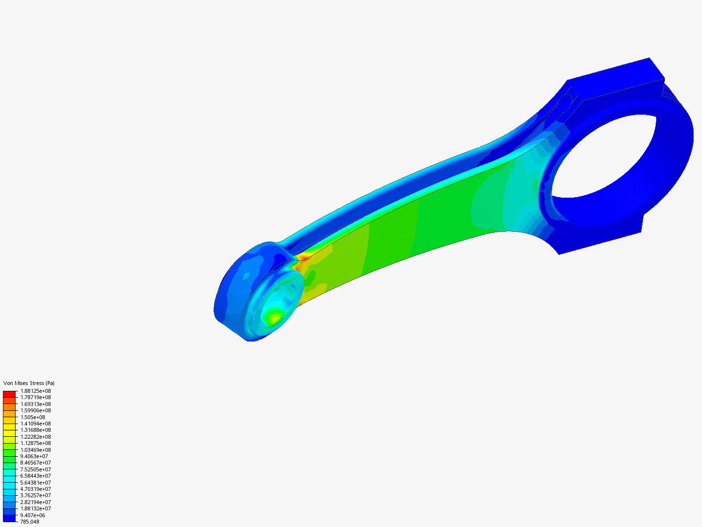 Tutorial 1: Connecting rod stress analysis image