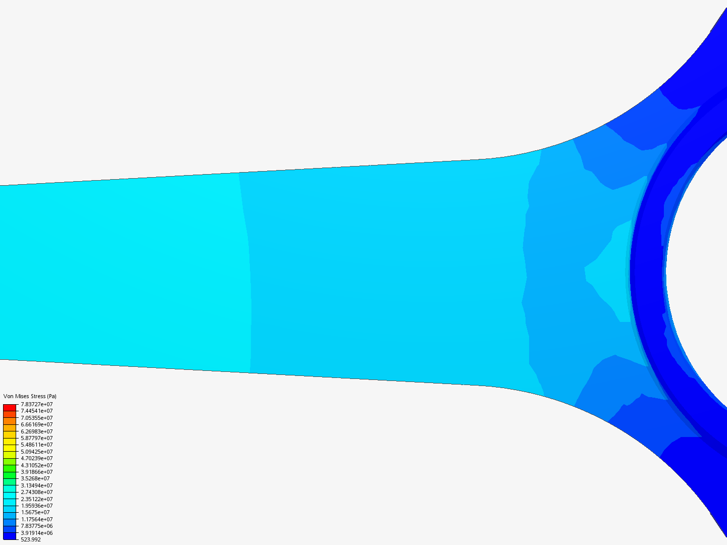 Tutorial 1: Connecting rod stress analysis image