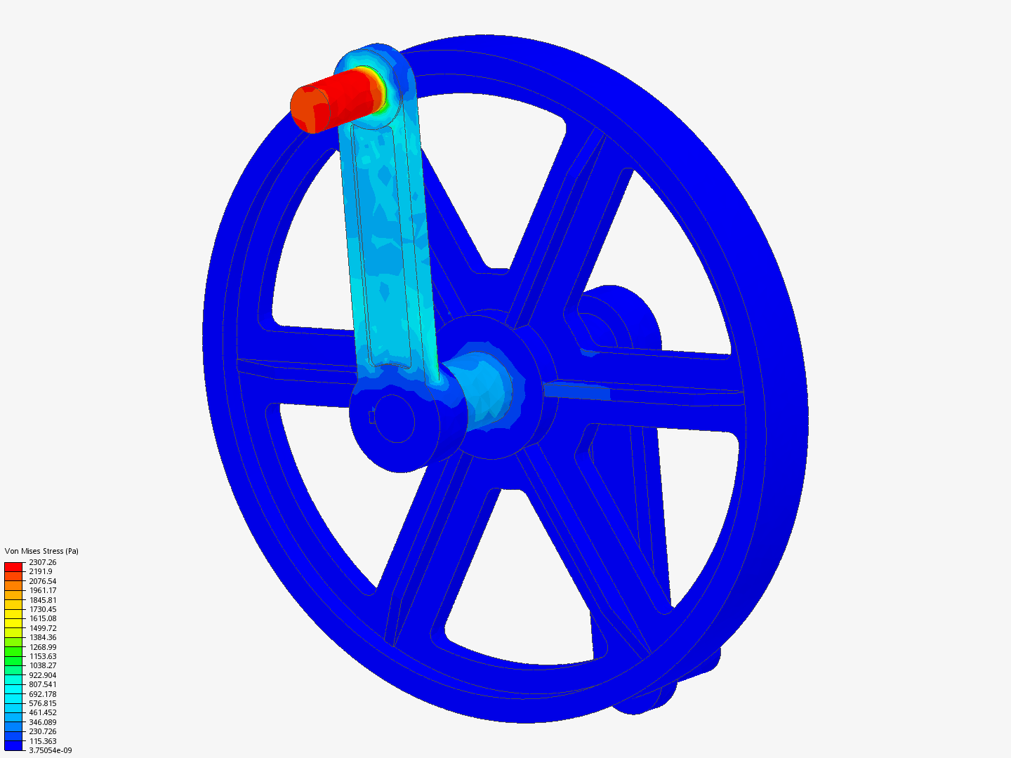 Simulation of a Crank Assembly - Copy image