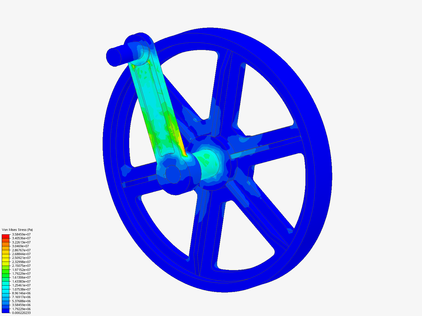 Simulation of a Crank Assembly - Copy image