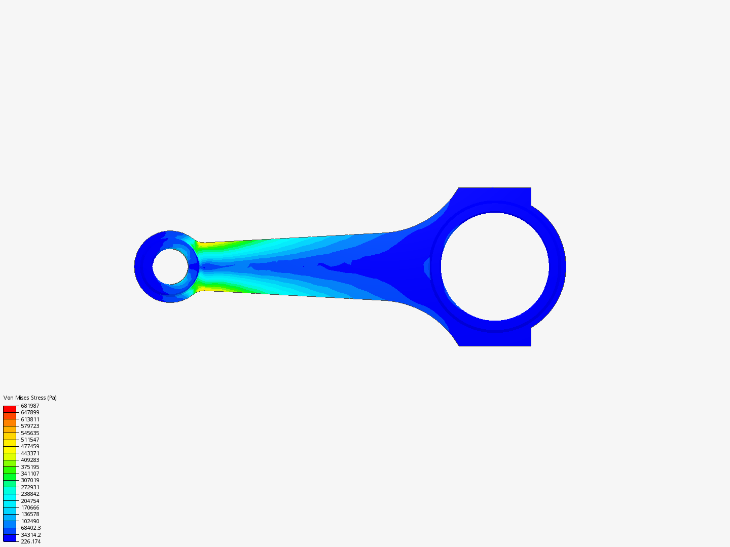 Tutorial 1: Connecting rod stress analysis image