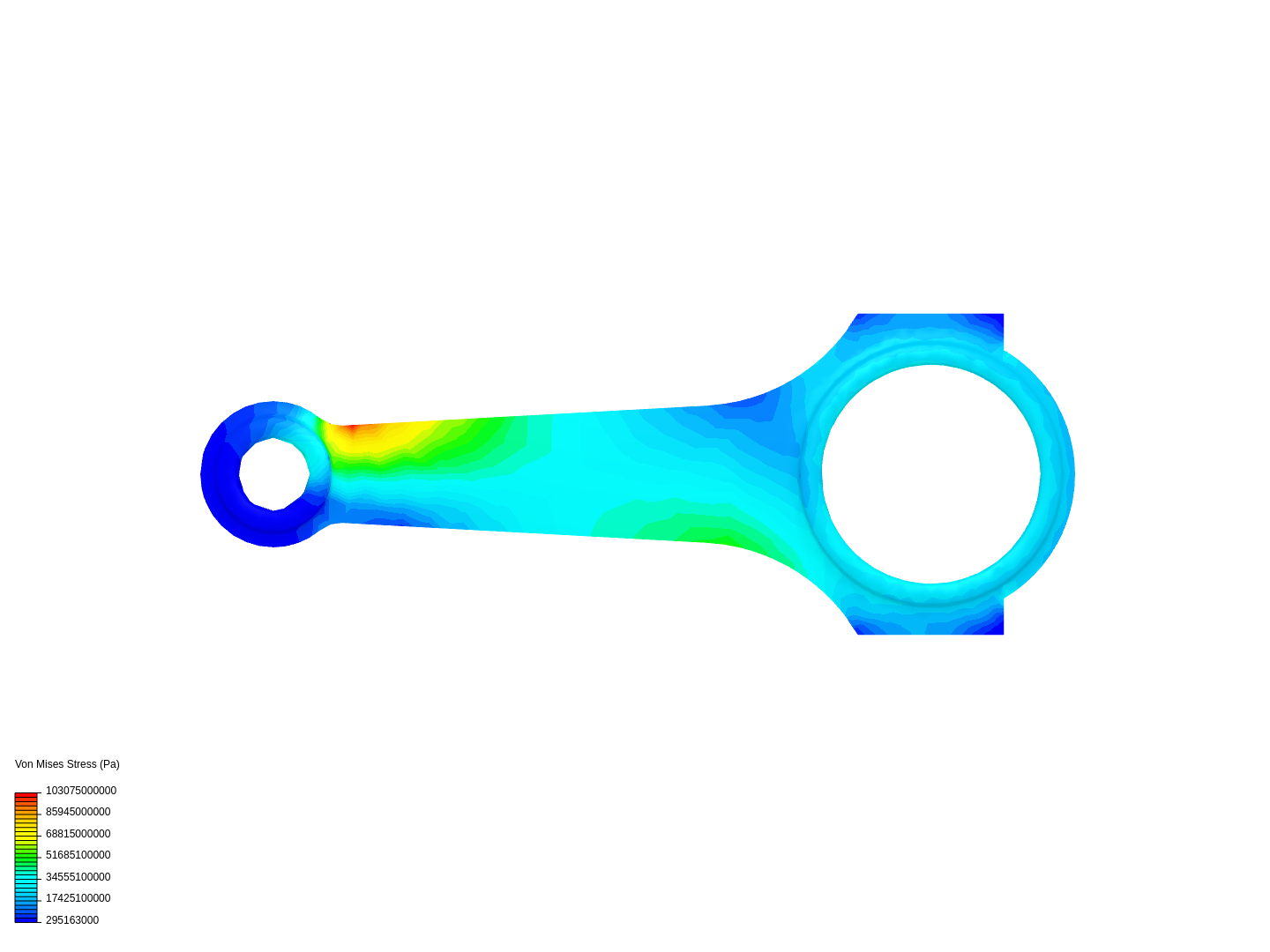 Tutorial 1: Connecting rod stress analysis image