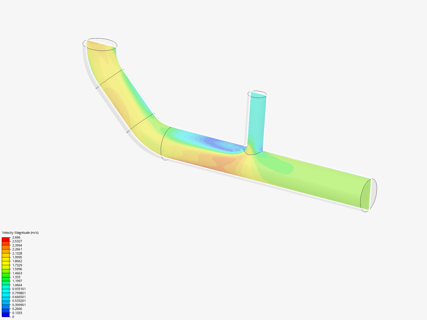 Tutorial 2: Pipe junction flow image