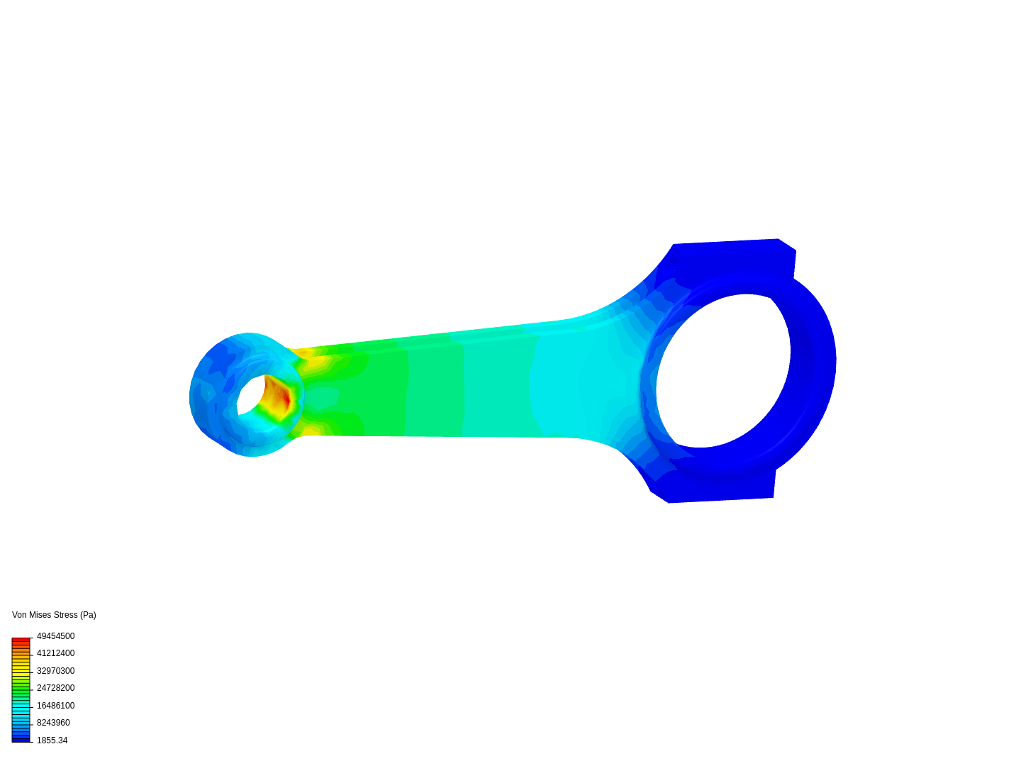 Tutorial 1: Connecting rod stress analysis image