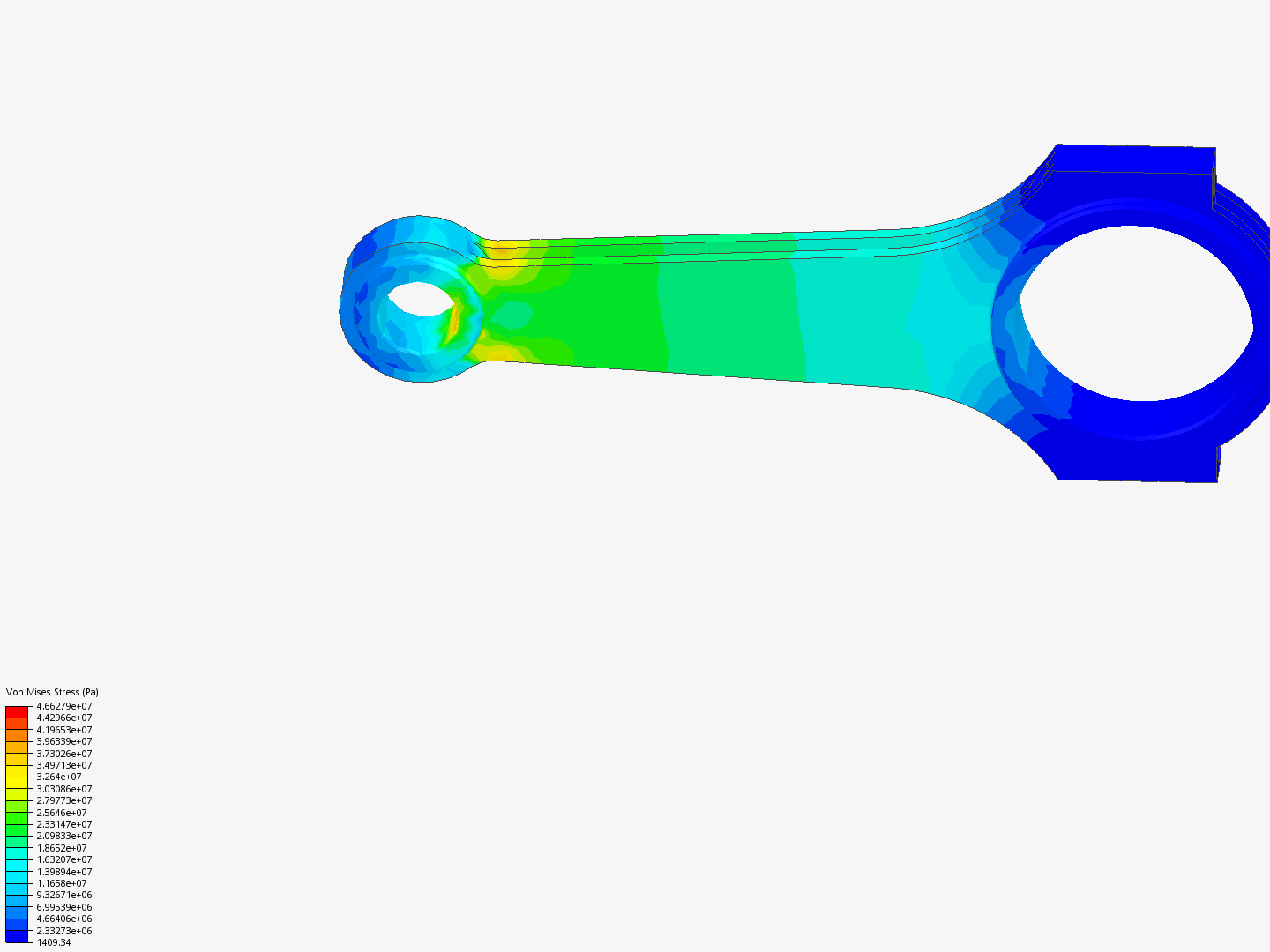 Tutorial 1: Connecting rod stress analysis image