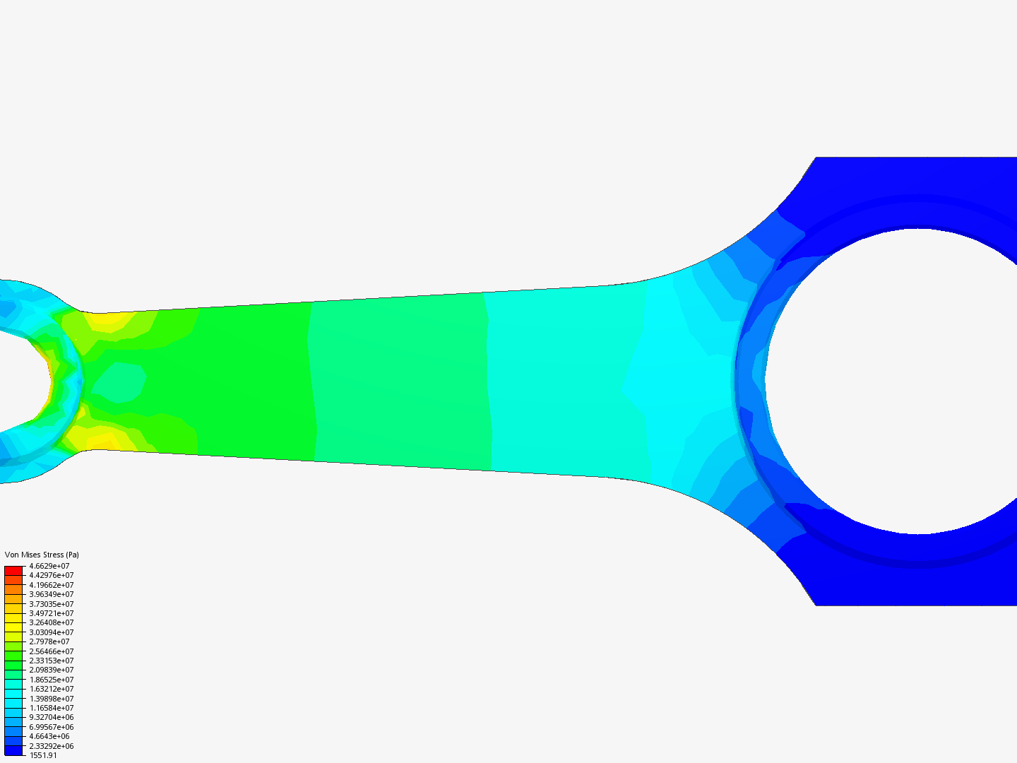 Tutorial 1: Connecting rod stress analysis image