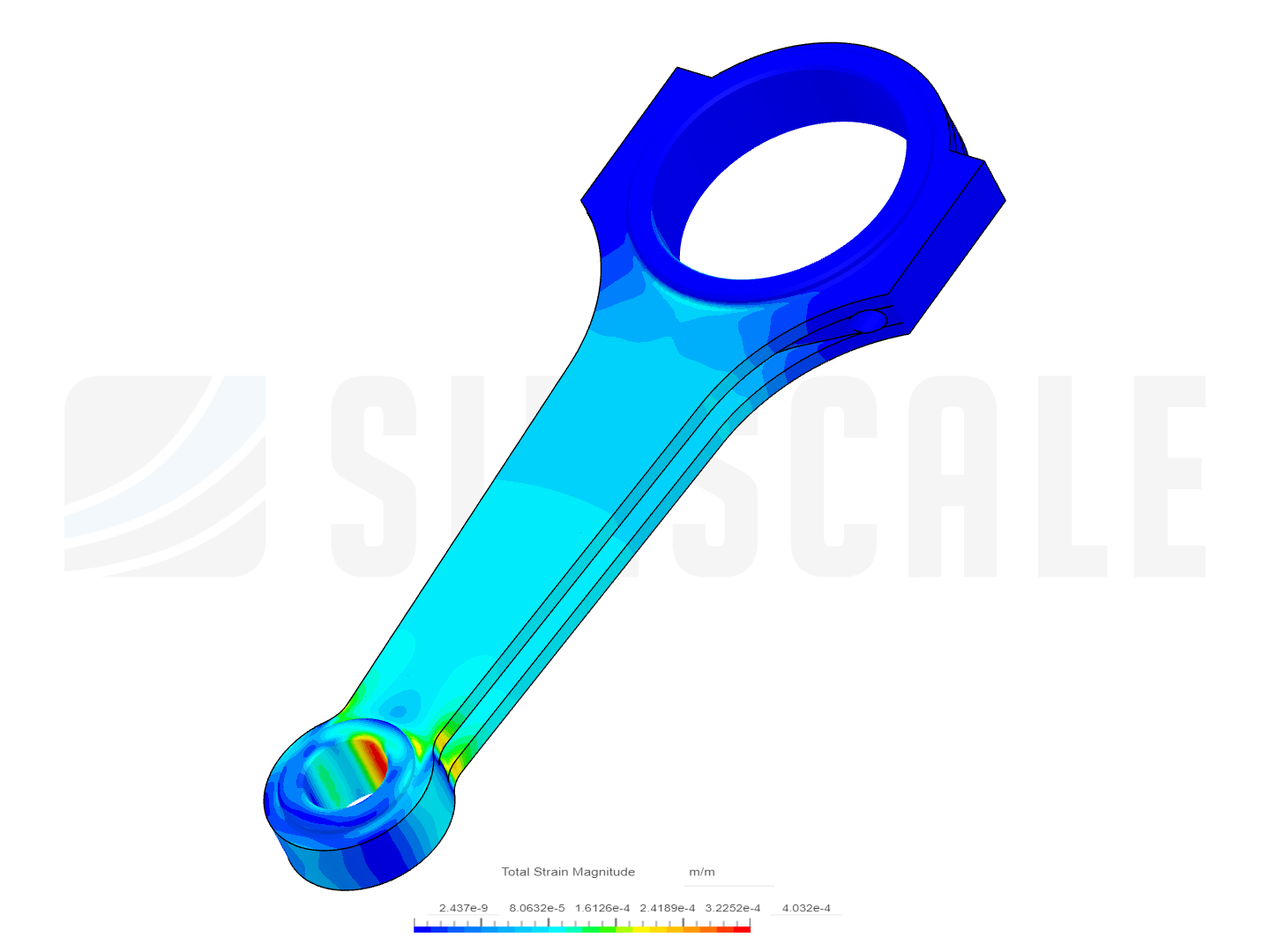 Tutorial 1: Connecting rod stress analysis image