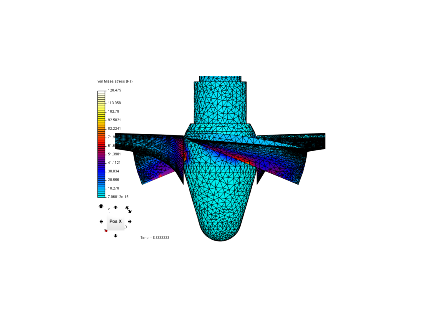 FEA turbine and Shaft image