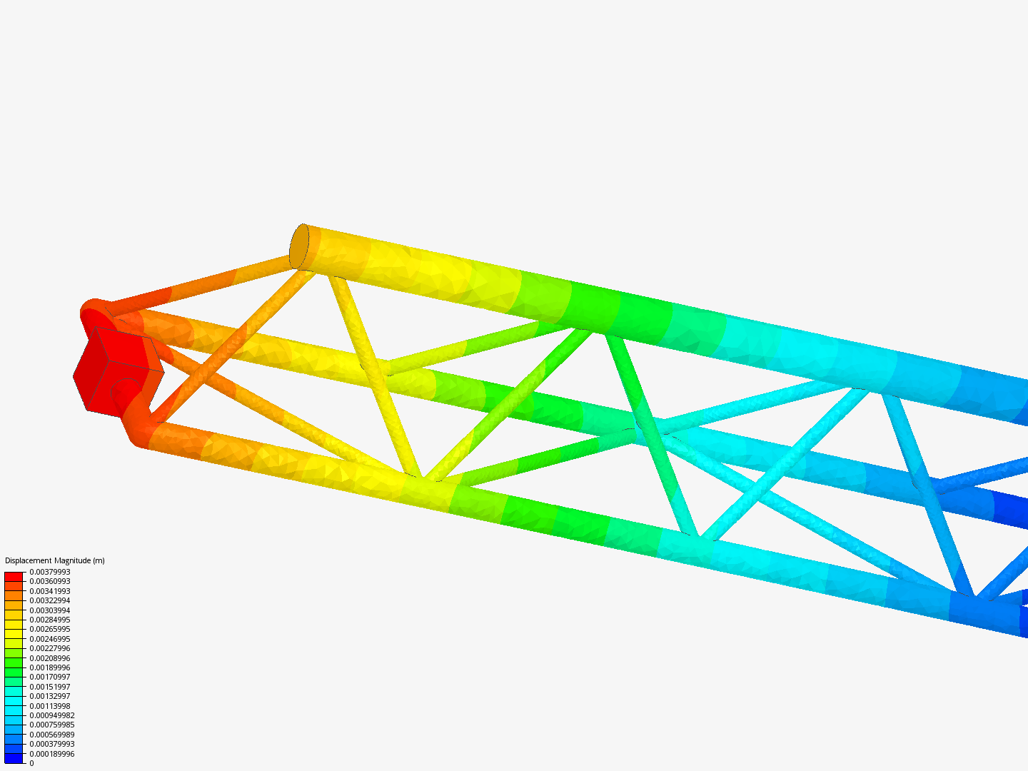 Tutorial - Linear static analysis of a crane image