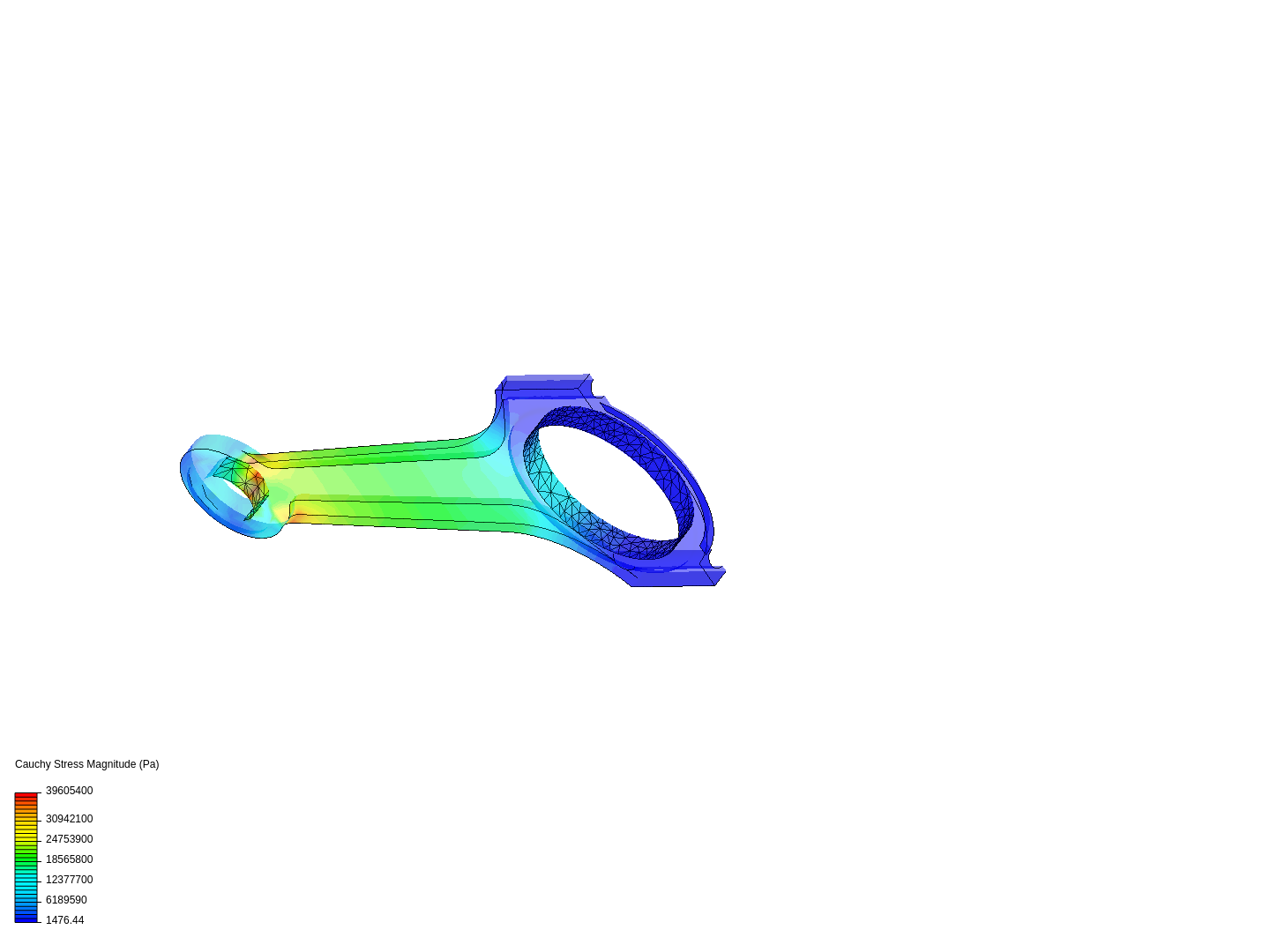 Tutorial 1: Connecting rod stress analysis image