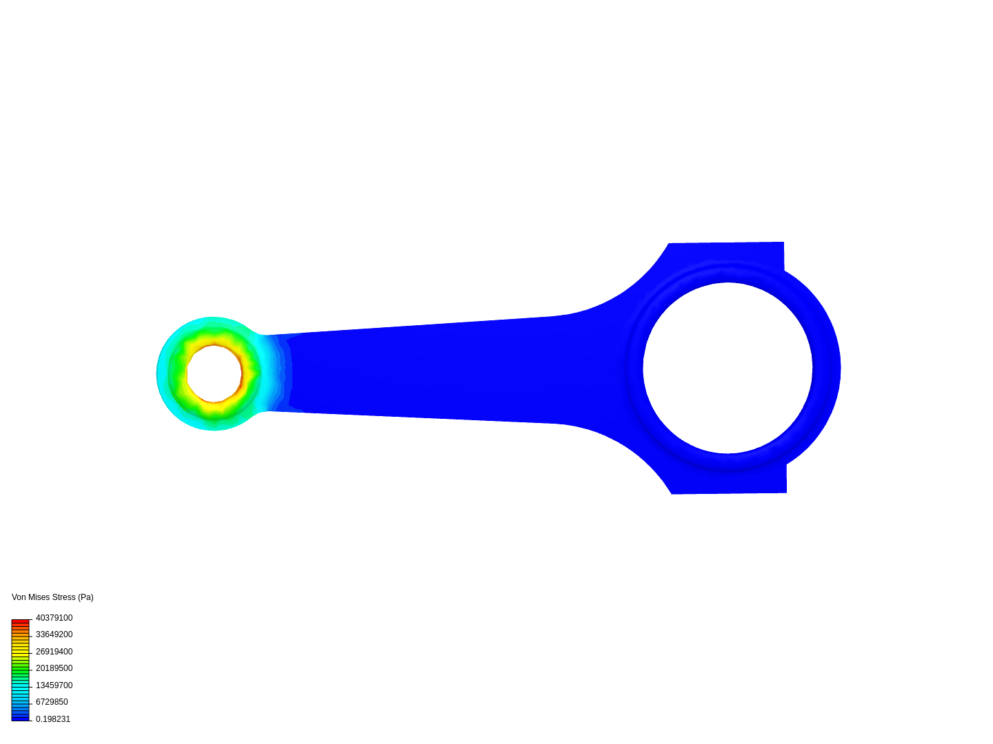 Tutorial-01: Connecting rod stress analysis image