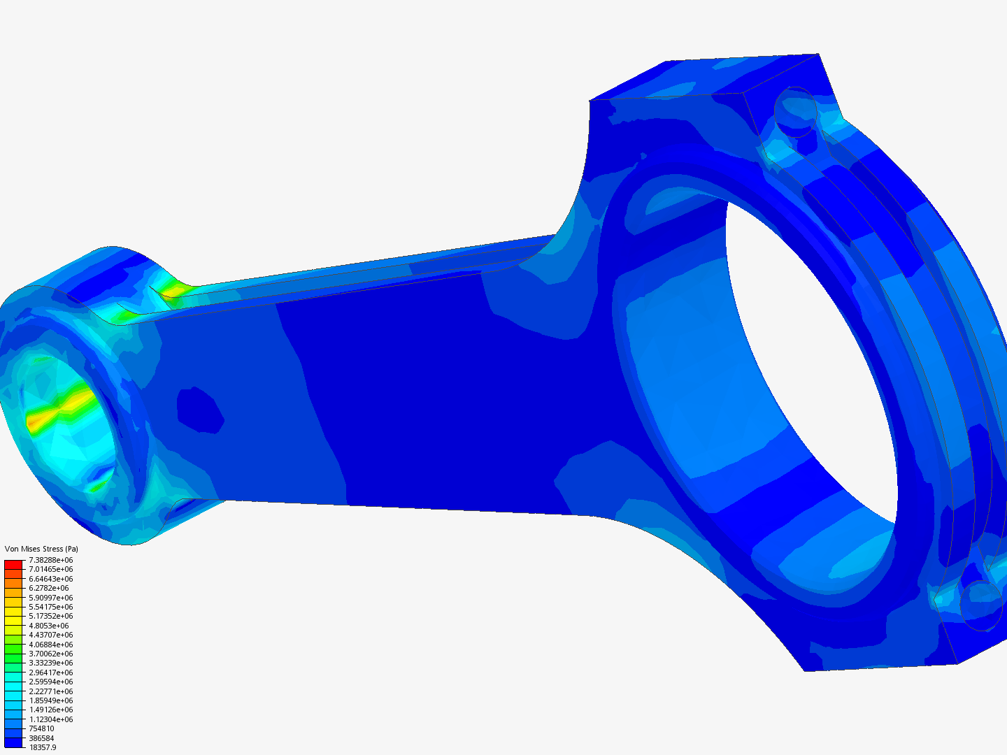 Tutorial 1: Connecting rod stress analysis image