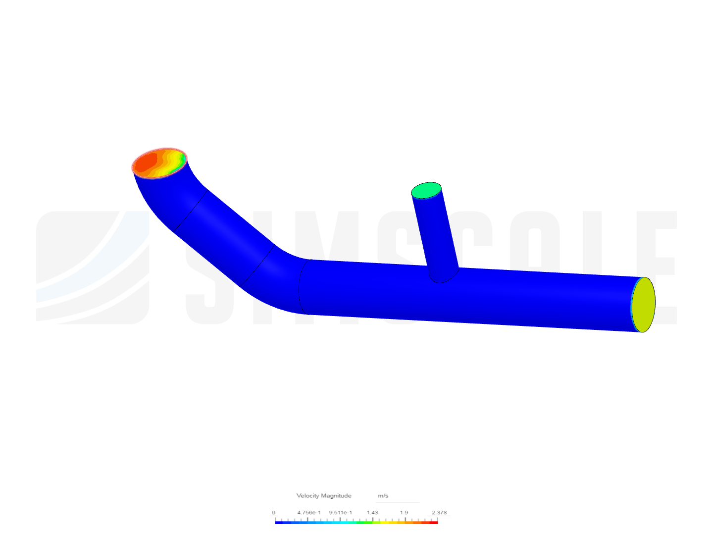 Tutorial: Pipe junction flow image