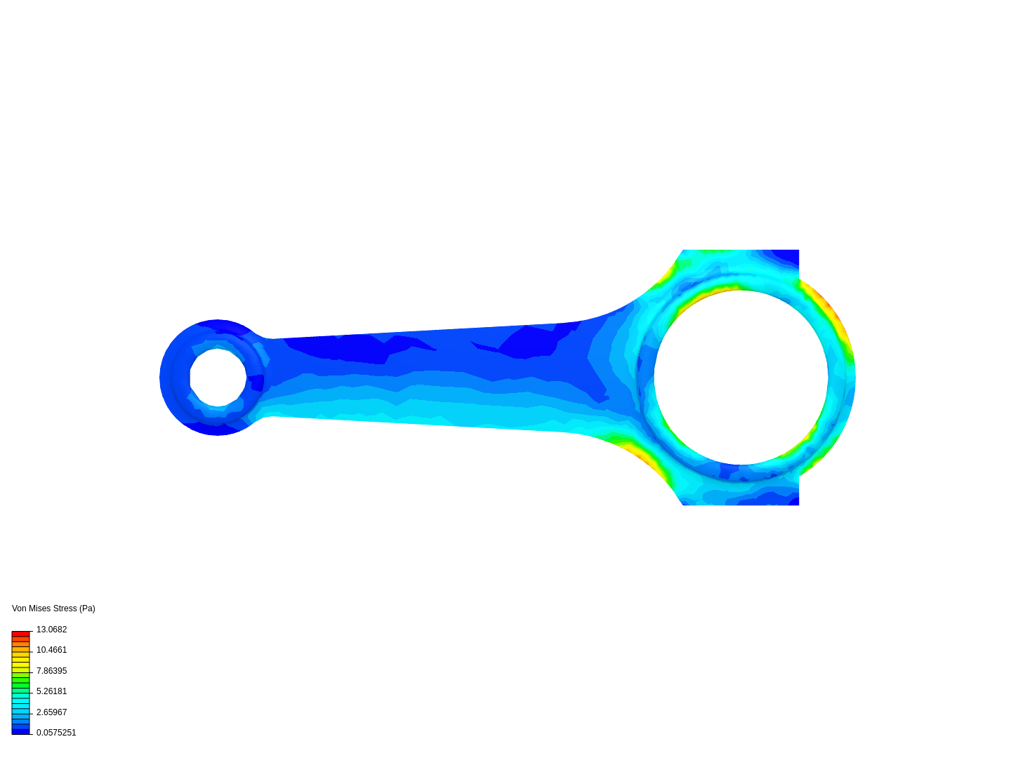 Tutorial 1: Connecting rod stress analysis image