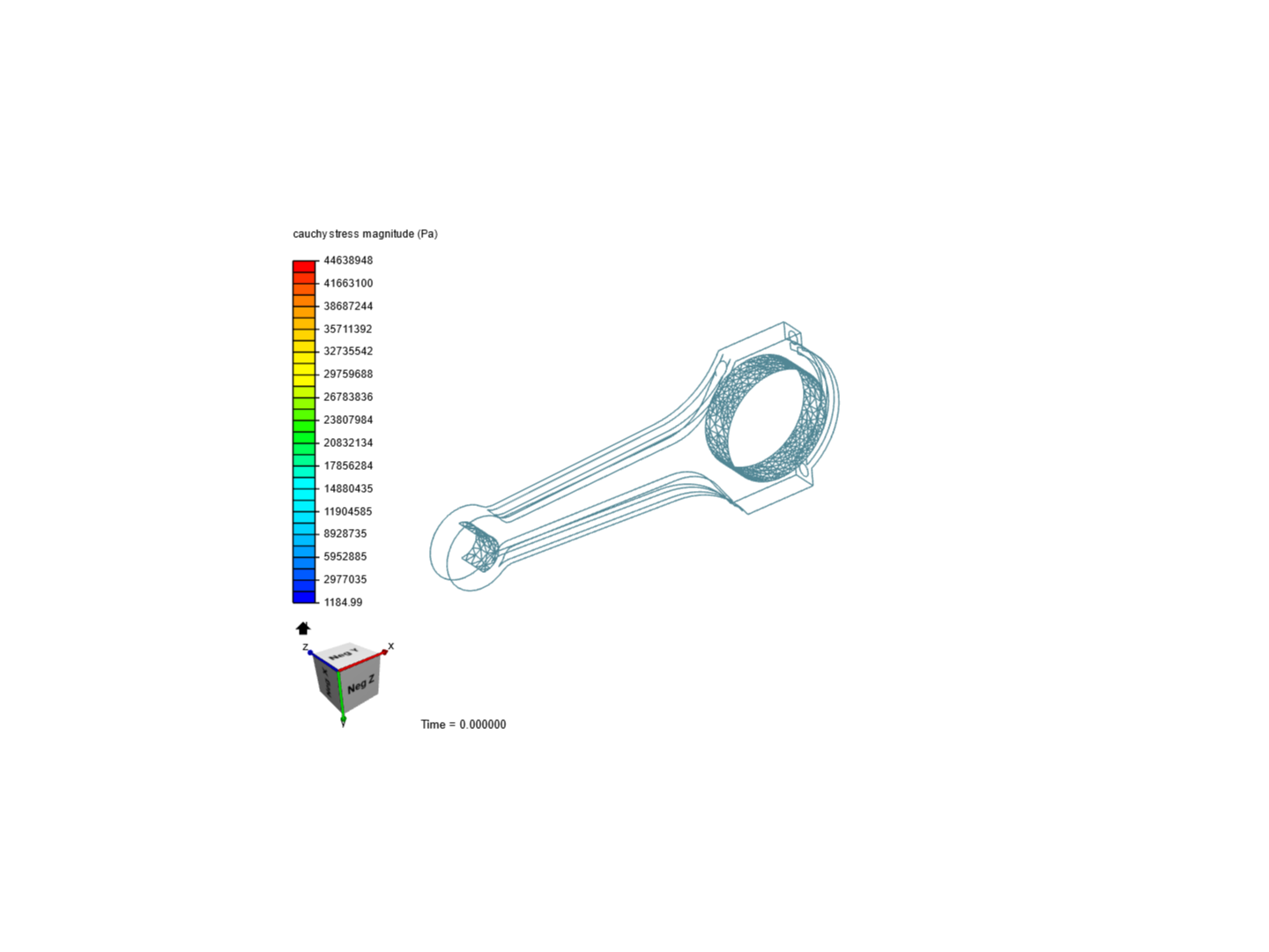 Tutorial 1: Connecting rod stress analysis image