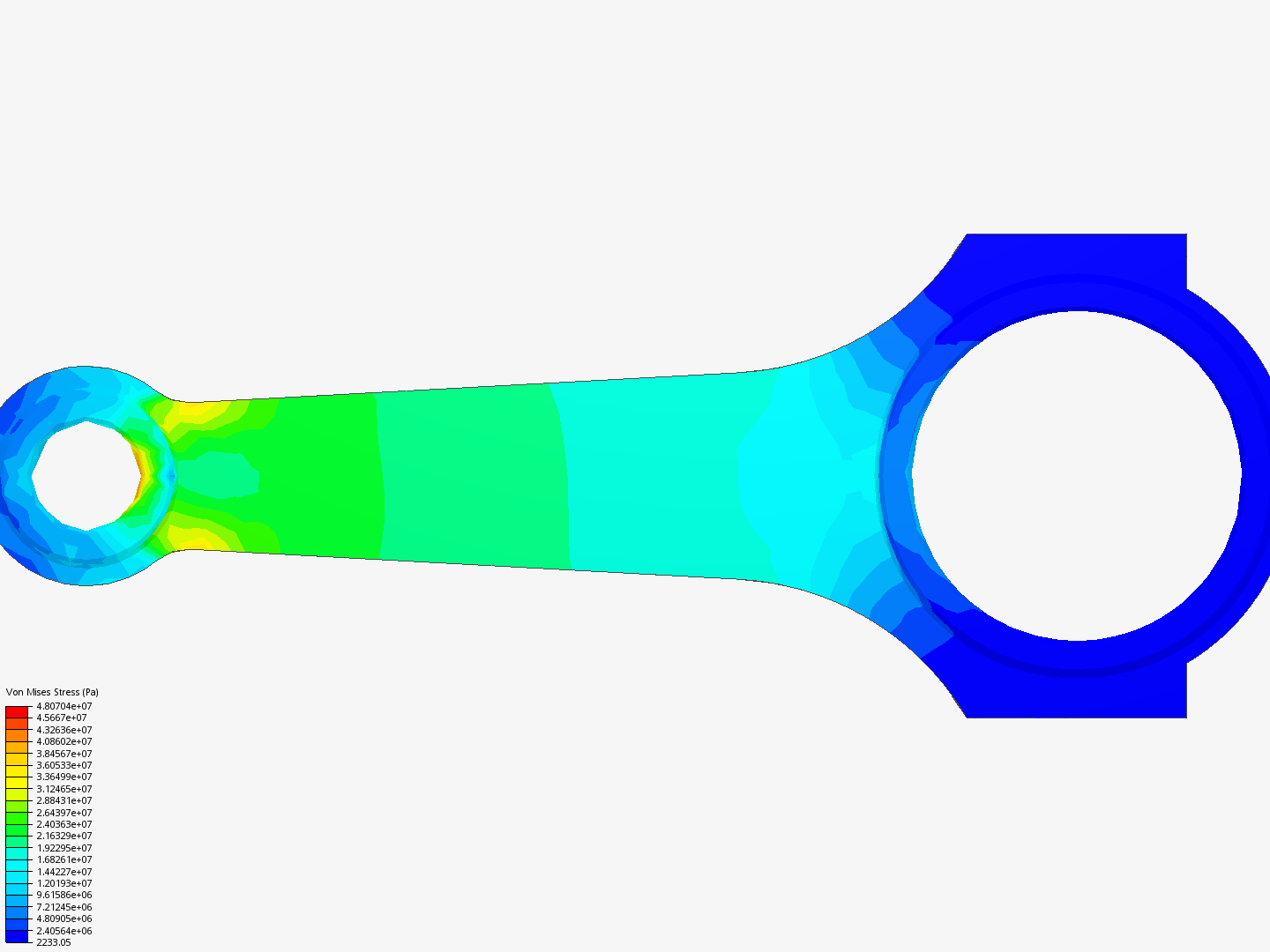 Tutorial 1: Connecting rod stress analysis image