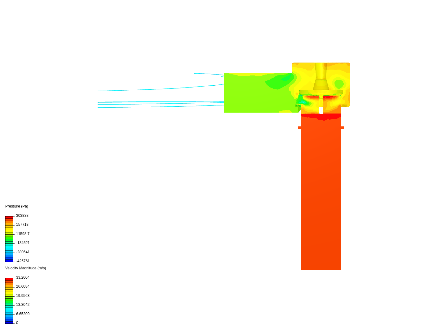 Tutorial: Fluid Flow Through a Valve image