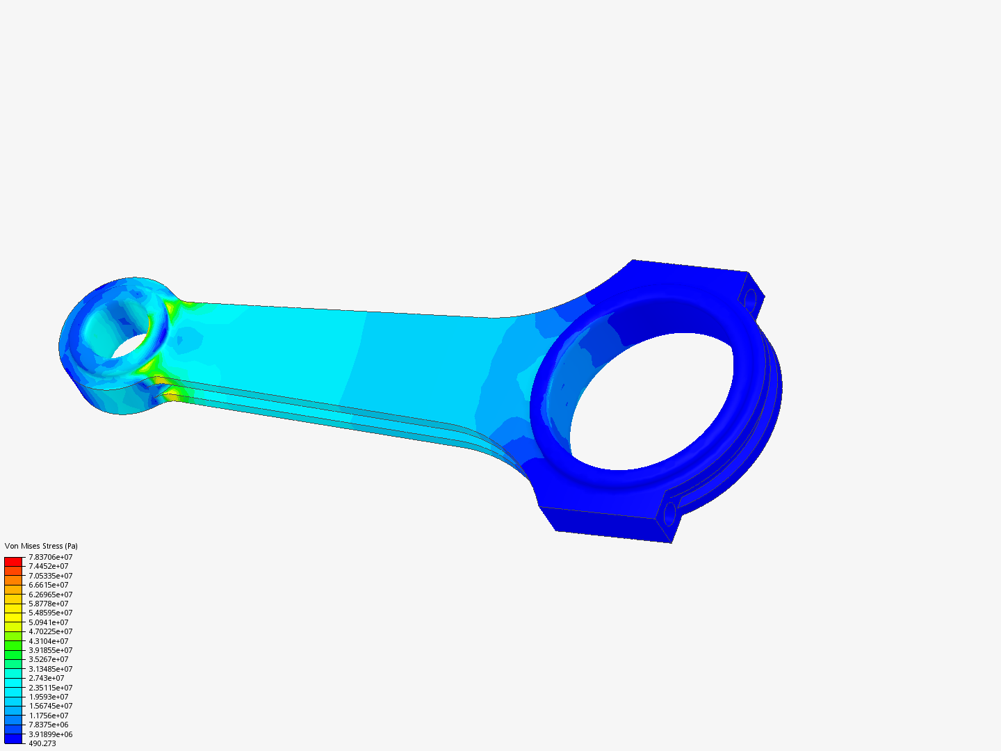 Tutorial 1: Connecting rod stress analysis image