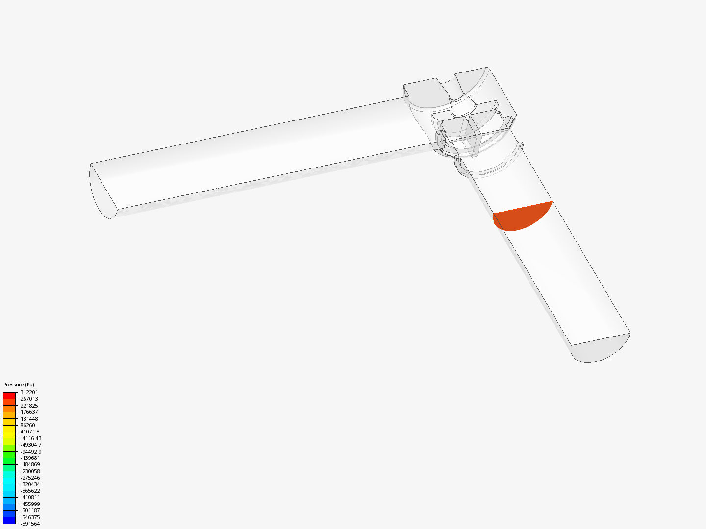 Tutorial: Fluid Flow Through a Valve image