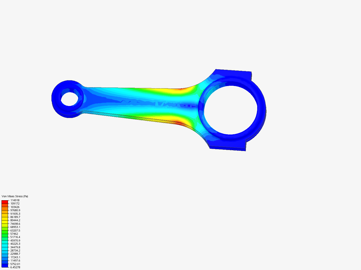 Tutorial 1: Connecting rod stress analysis image