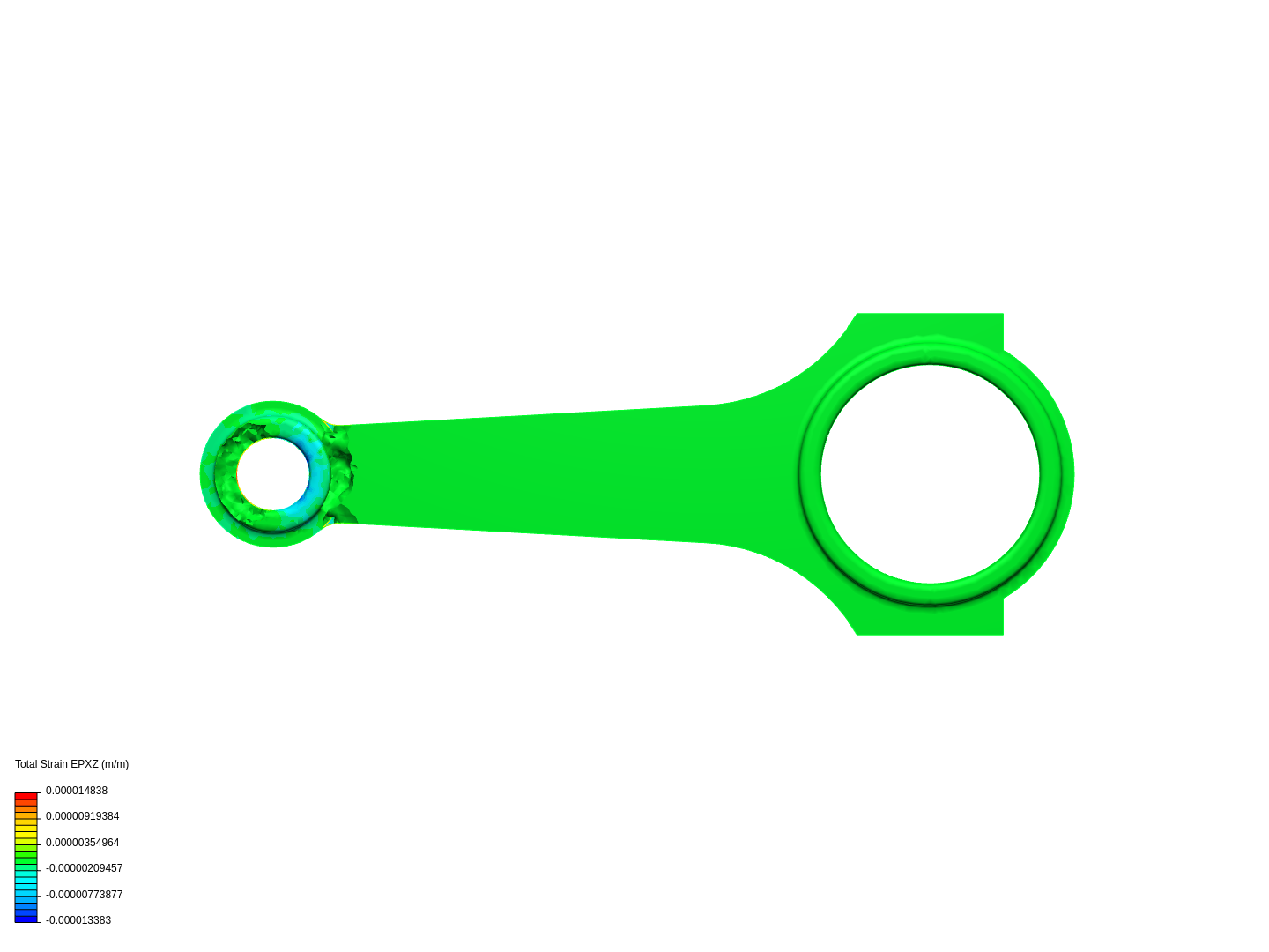 Tutorial-01: Connecting rod stress analysis image